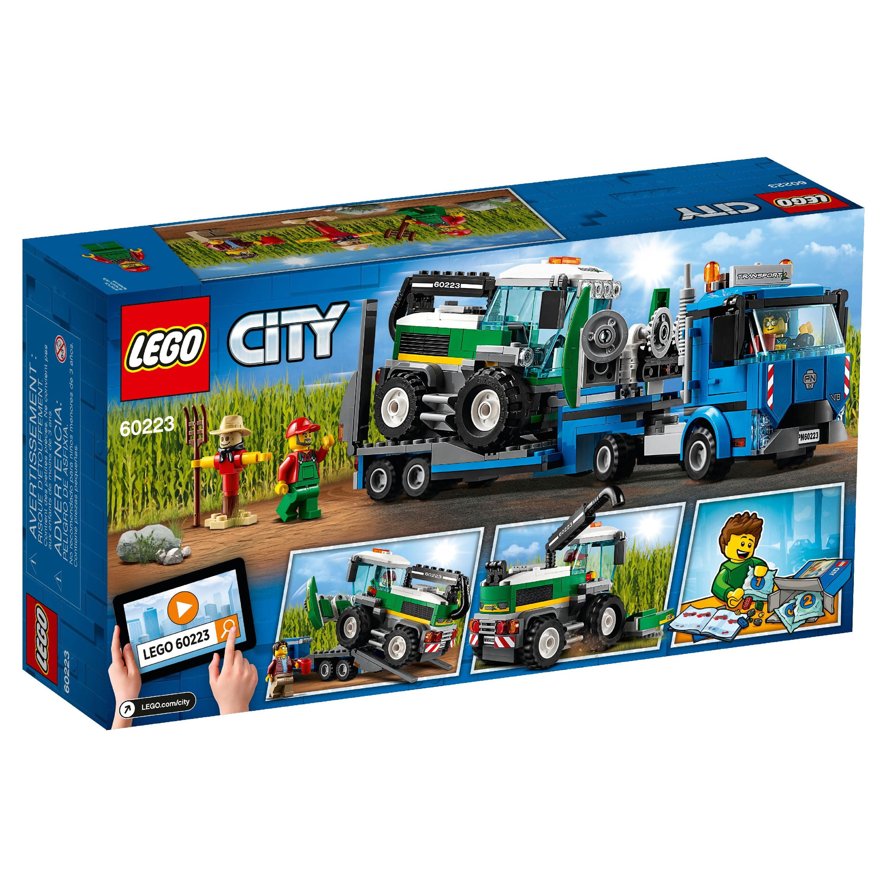 LEGO City Great Vehicles Harvester Transport Truck Building Set 60223 - Image 5