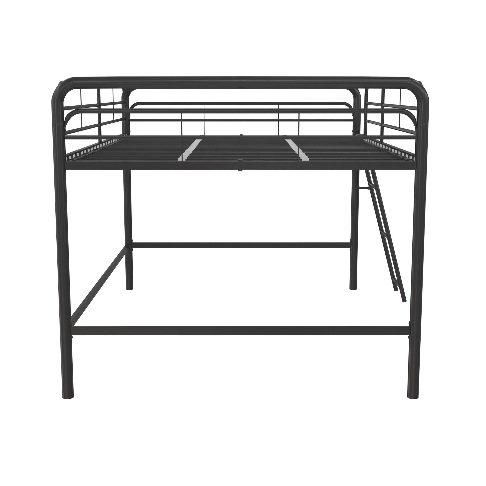 DHP Jett Junior Full Metal Loft Bed, Black - Image 10