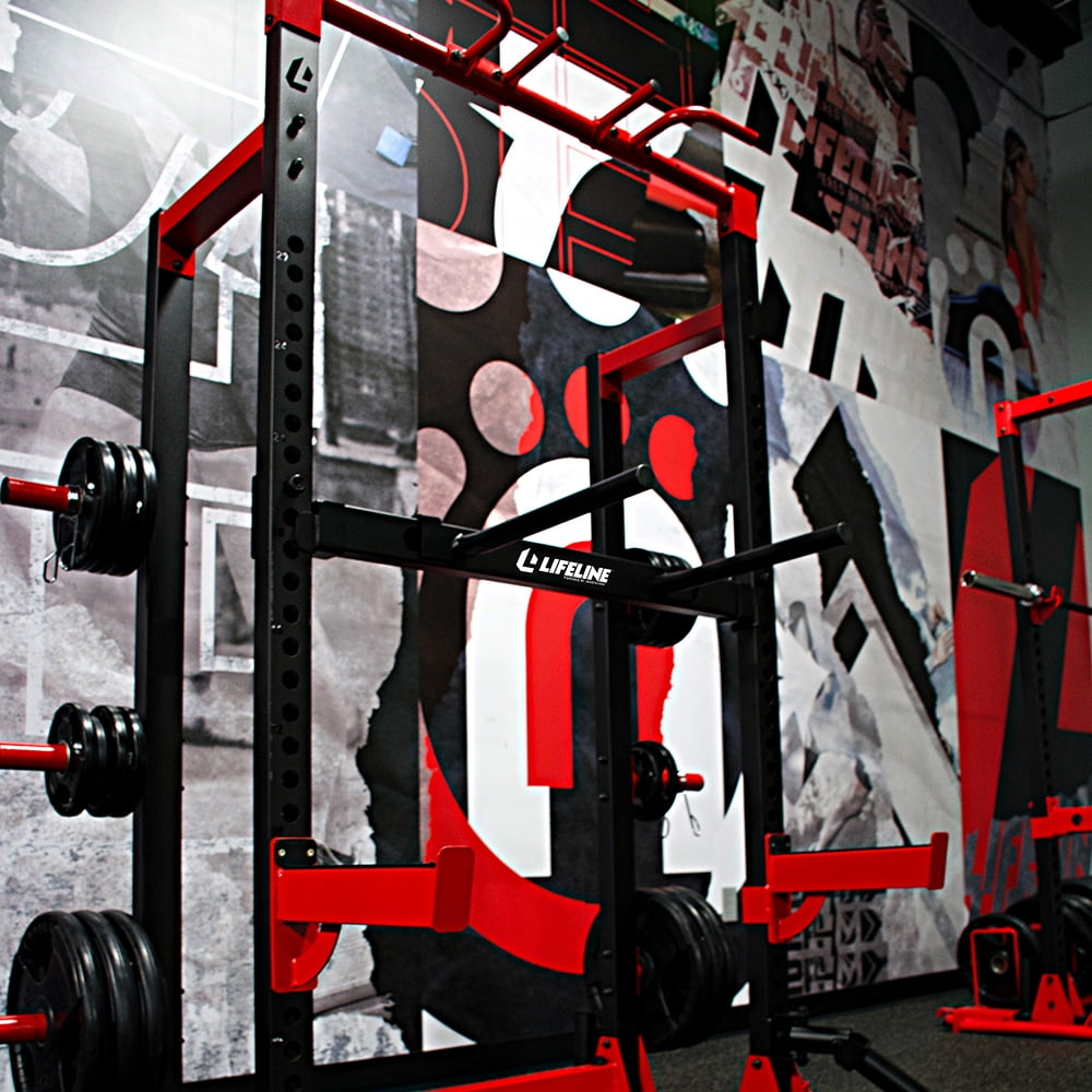 Lifeline Fitness Pro Half Rack C1 Dip Station - Image 4
