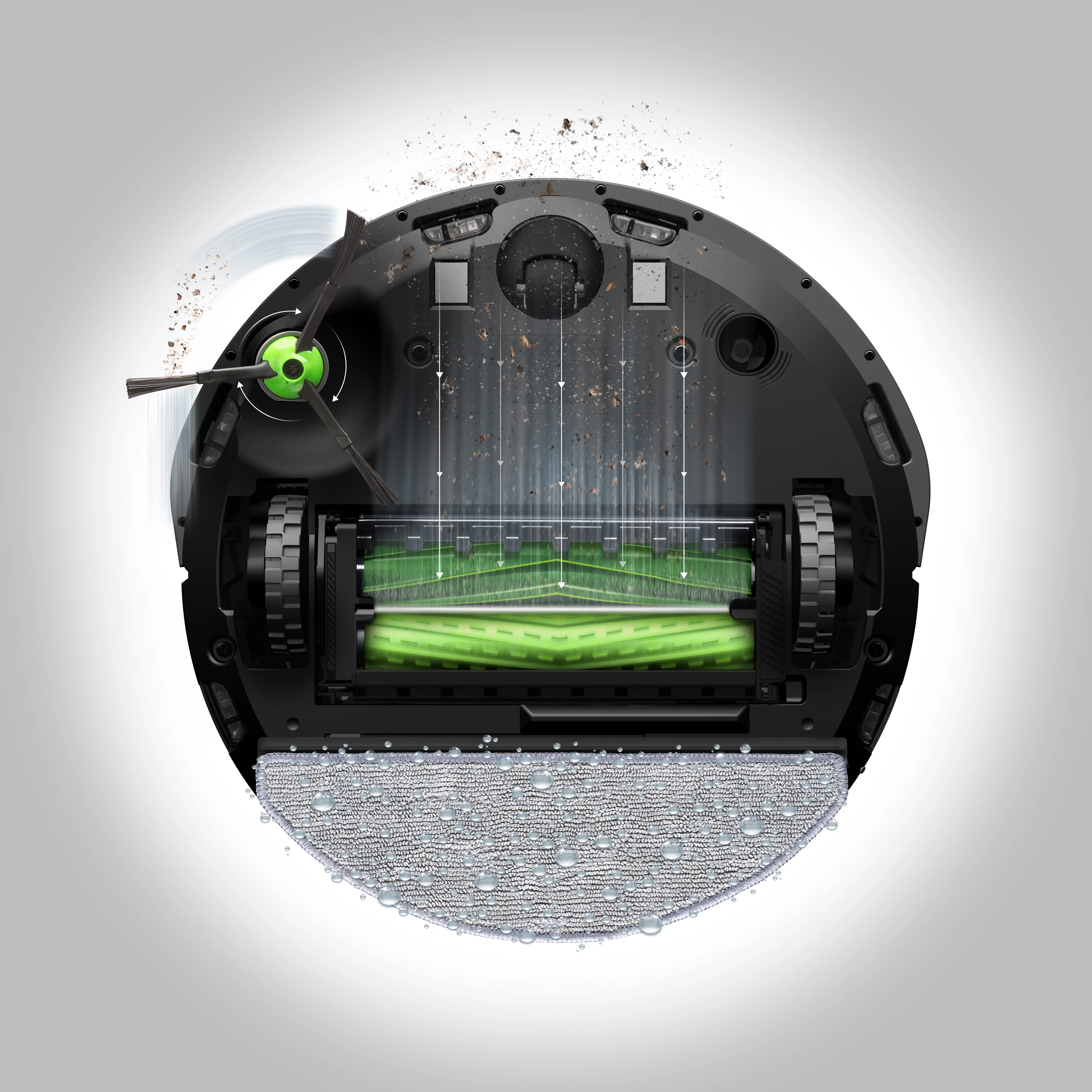 iRobot® Roomba Combo™ j5+ Self-Emptying Robot Vacuum & Mop with Dirt Detect Technology - Image 6