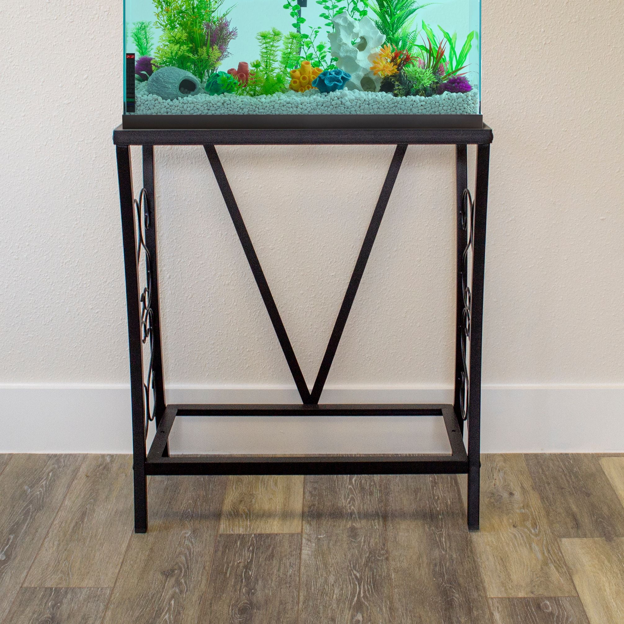 Aquatic Fundamentals 20 Gallon Metal Aquarium Stand - Image 3