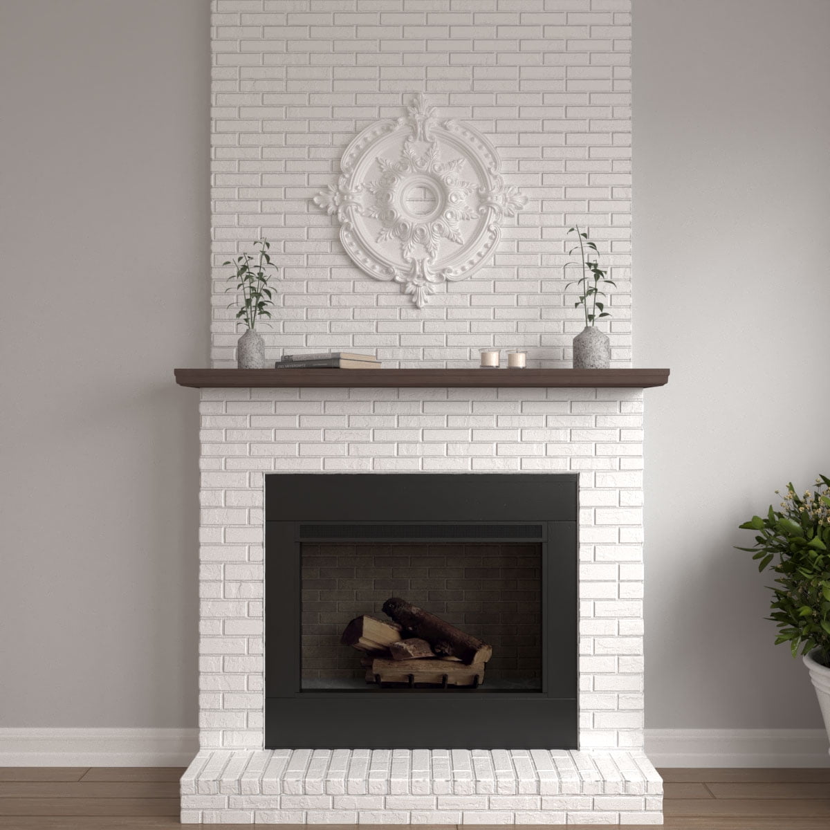 Ekena Millwork CM28BE Easy Installation Ceiling Medallion, Urethane Multicolor, 28" - Image 4