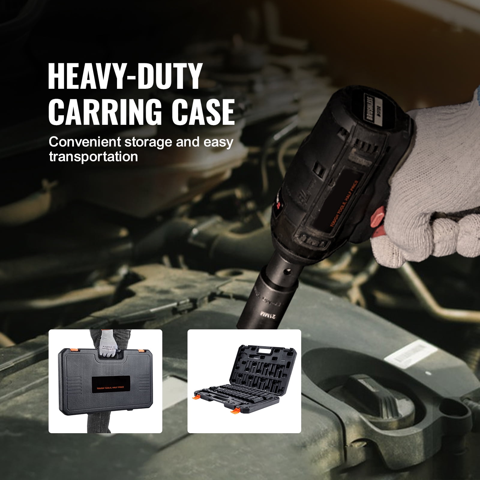 BENTISM 1/2" Drive Impact Socket Set, 33 Pieces - Image 2