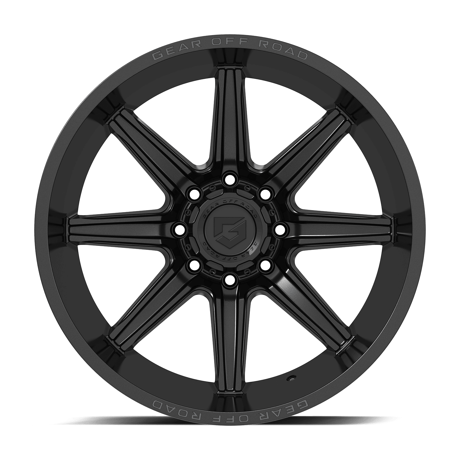 Gear Off Road 765B 765B-8900910 18X9 5X5.00 / 5X5.50 (+10) G/A 765B (HB 87.1) Gloss Black w/Lip Logo A260794 - Image 3
