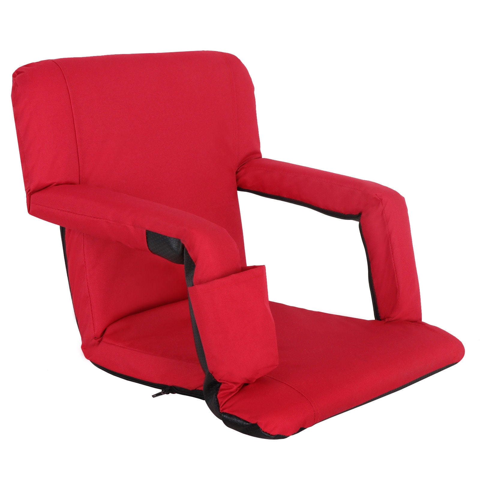 Zeny Red Wide Stadium Seats Chairs for Bleachers or Benches - 5 Reclining Positions - Image 5