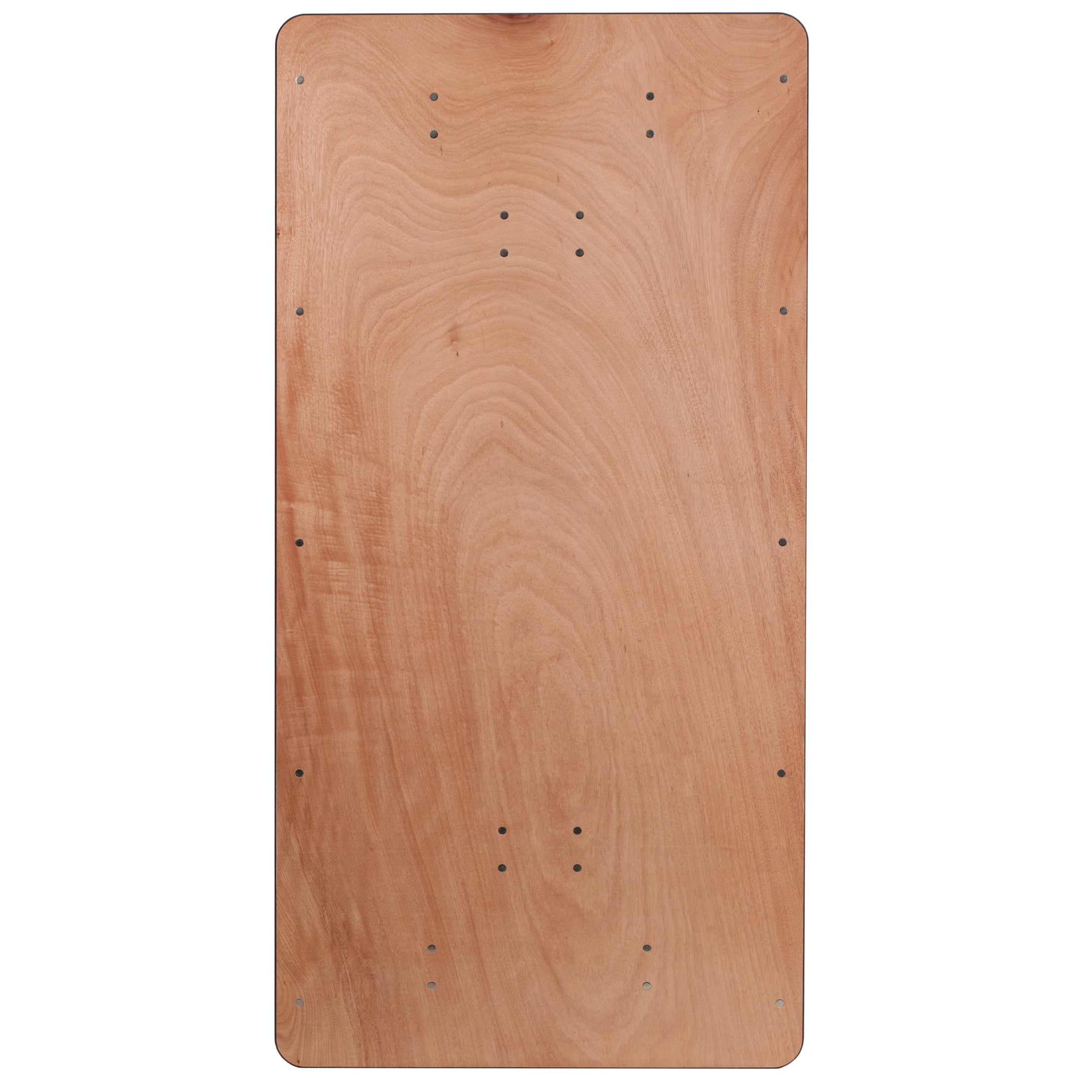 Flash Furniture Fielder 6' Rectangular All-Occasion Wood Folding Event Table, Natural/Black - Image 8