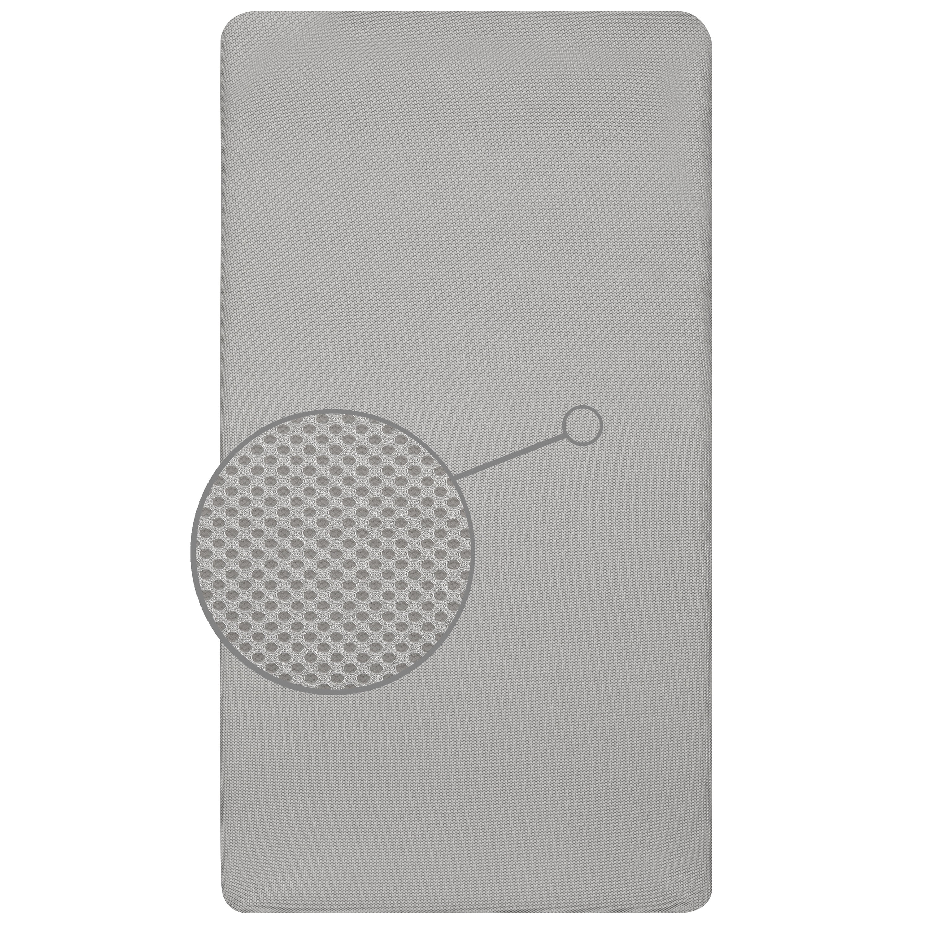 Dream on Me Starbright Breathable Foam Crib & Toddler Mattress in Grey (Fits Full Size Cribs and Toddler Beds) - Image 17