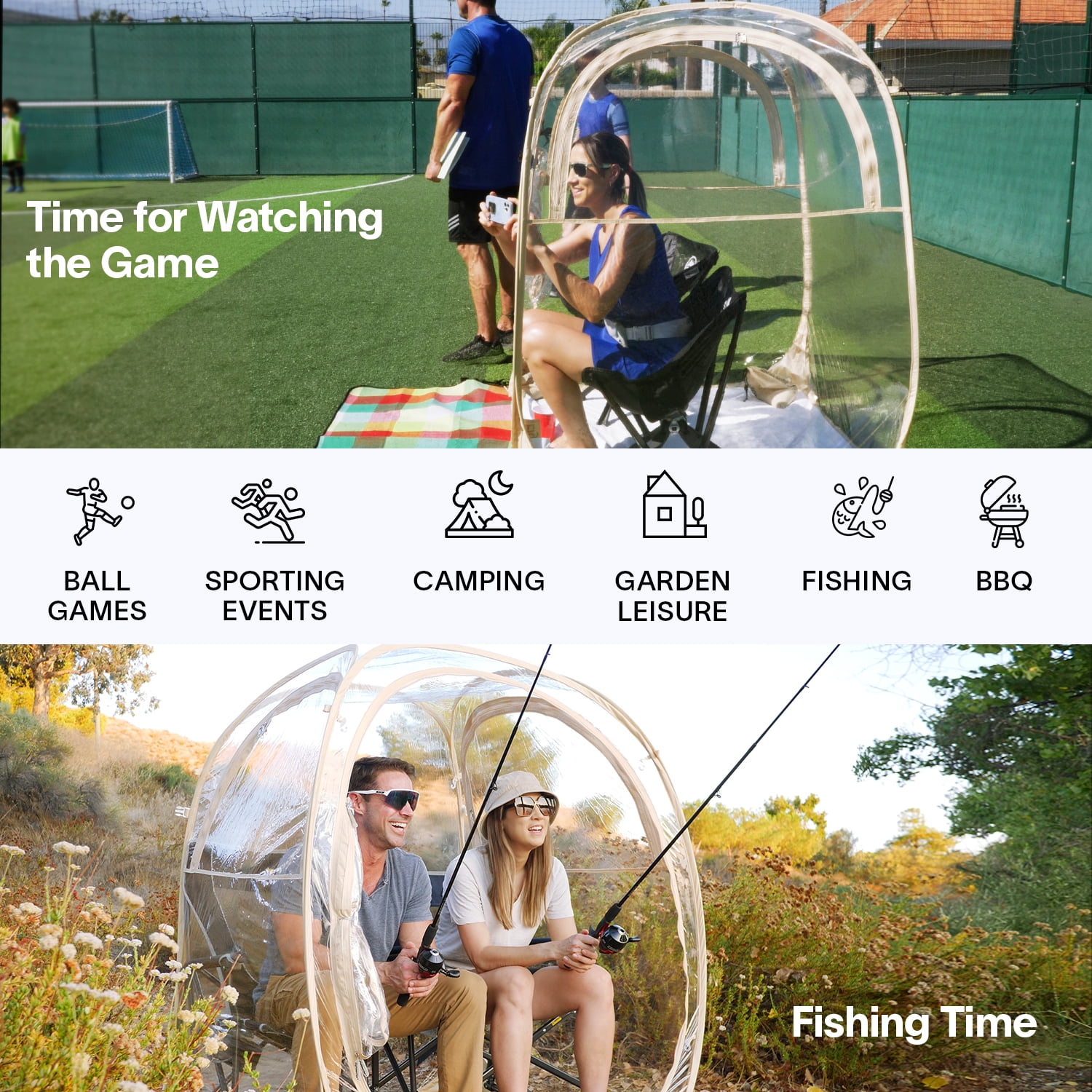 Winter Sports Tent Weather Pop Up Tent Shelter 2 person - Image 13