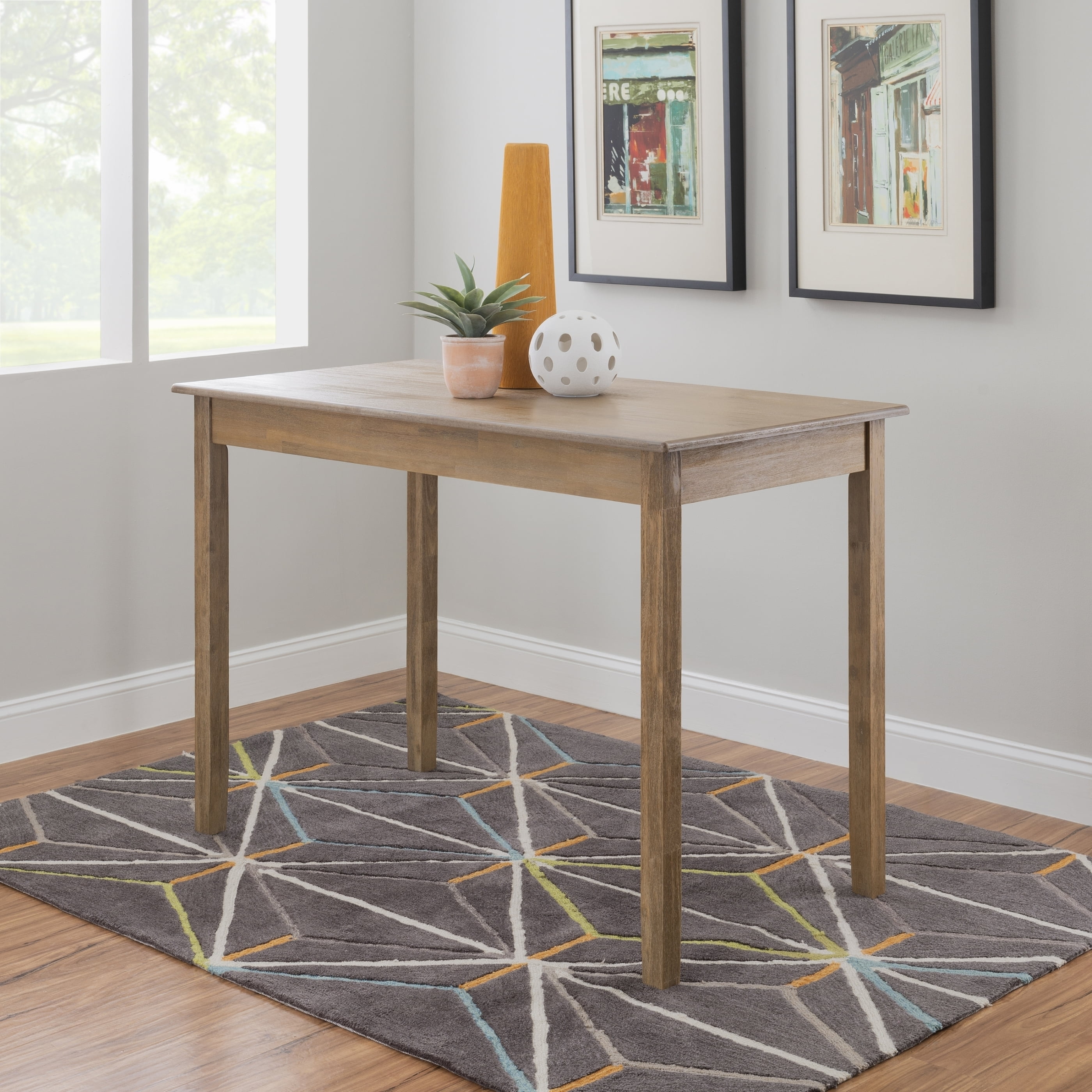 Linon Jamil Counter Height Tavern Table, Gray Wash - Image 11