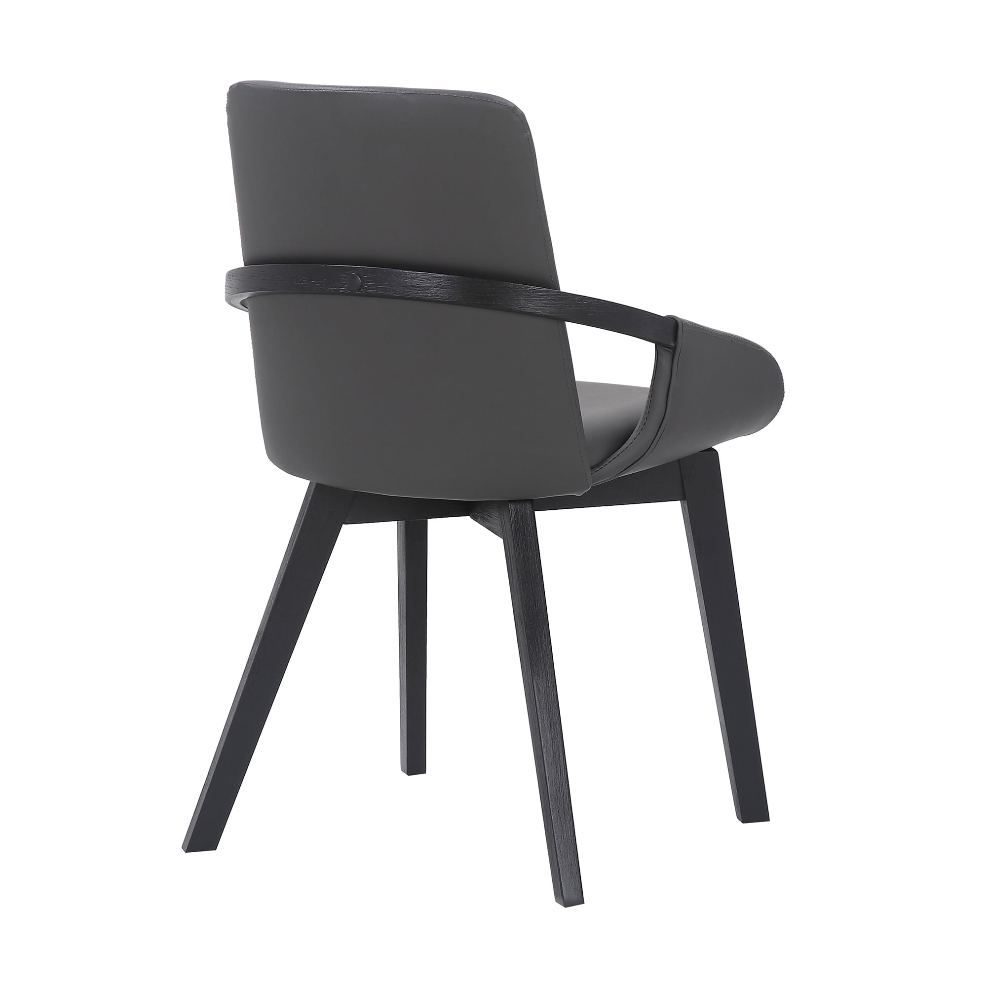 Greisen Modern Gray Wood Dining Room Chair - Image 5