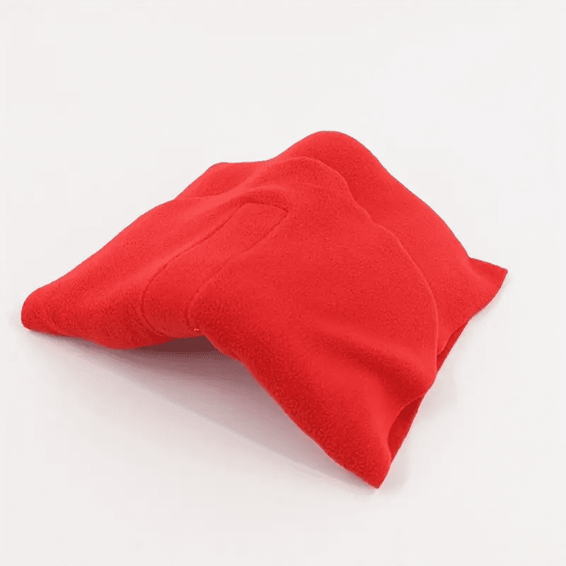 Soft Supportive Travel Pillow, used in the Airplane, Car, and Business Office, Compares to Trtl Travel Pillow - Red - Image 2