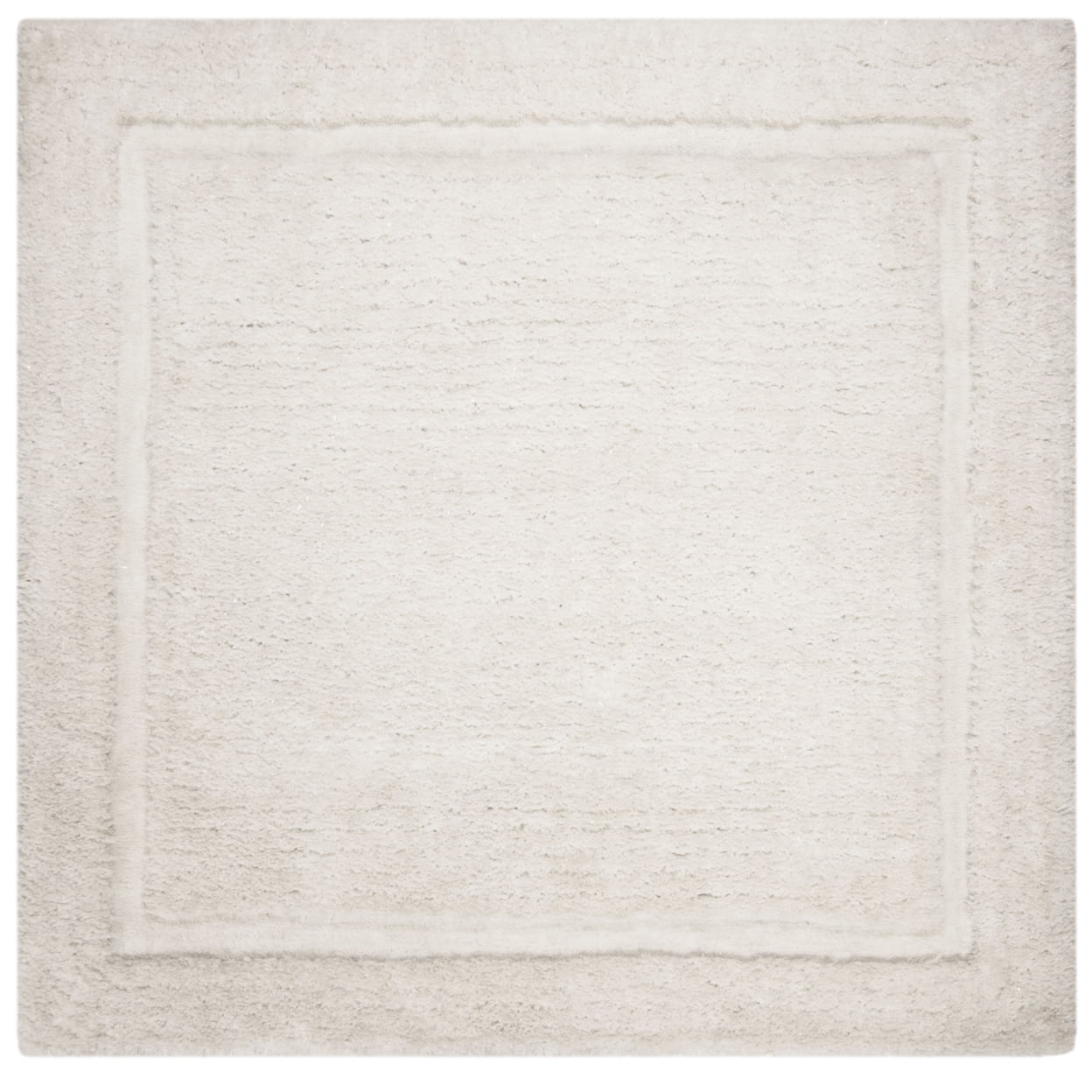 SAFAVIEH Glamour Douglas Solid Shag Area Rug, Ivory, 5' x 8' - Image 3