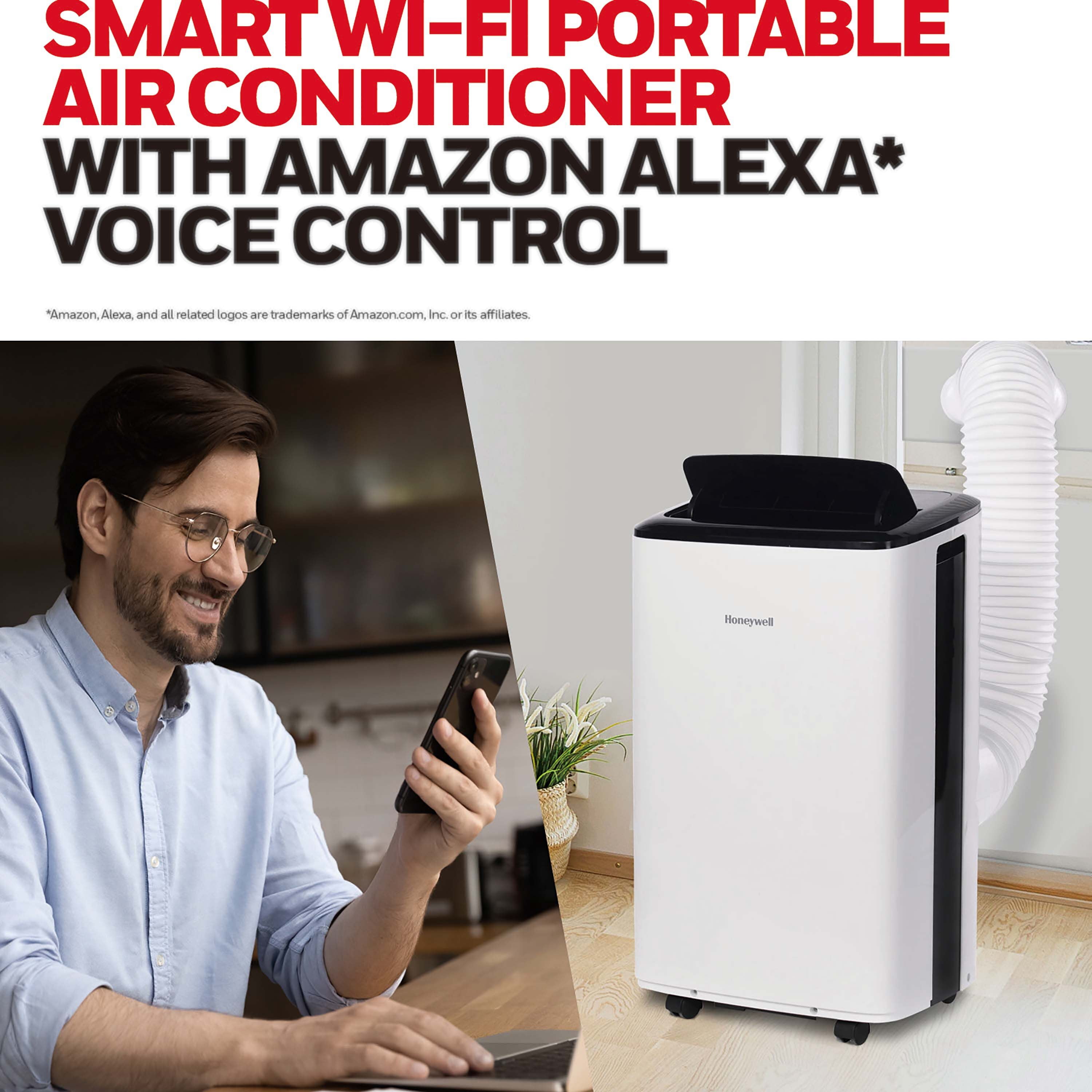 Honeywell 5,500 BTU (8,000 BTU ASHRAE) Portable Air Conditioner with Dehumidifier, Cools up to 350 sq. ft, HF8CESVWK5 - Image 10