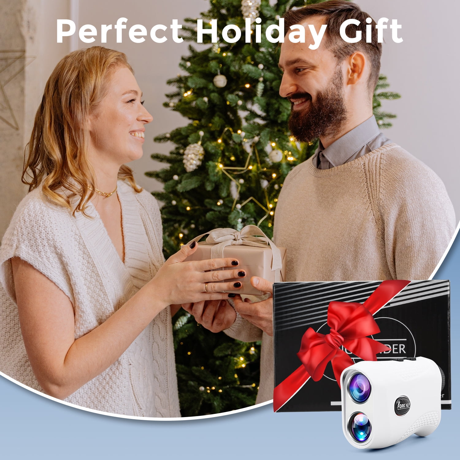 Golf Rangefinder with Slope, 1200 Yards Laser Golf Rangefinder, 6X Magnification, USB Rechargeable Golf Laser Rangefinder with Flag Lock Magnetic, Laser Rangefinder for Hunting Golfing, Gift for Teen - Image 5