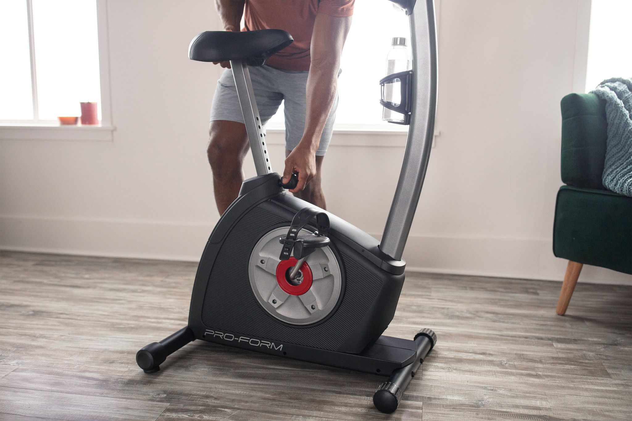 ProForm Cycle Trainer 300 Ci Upright Stationary Exercise Bike, Compatible with iFIT Personal Training - Image 13