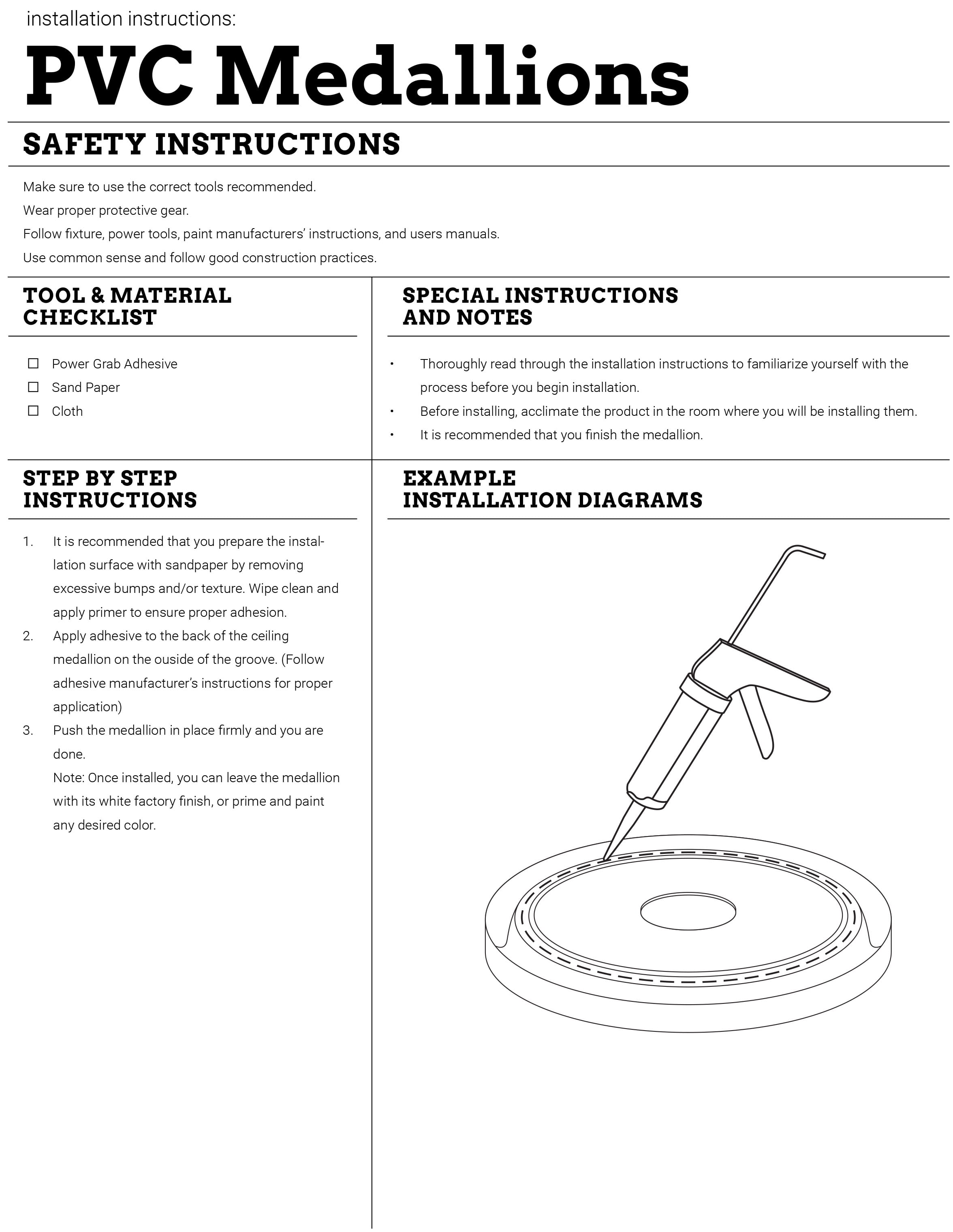 34"W x 17"H x 2"ID x 11 3/4"C x 1"P Emerald Architectural Grade PVC Contemporary Ceiling Medallion - Image 3