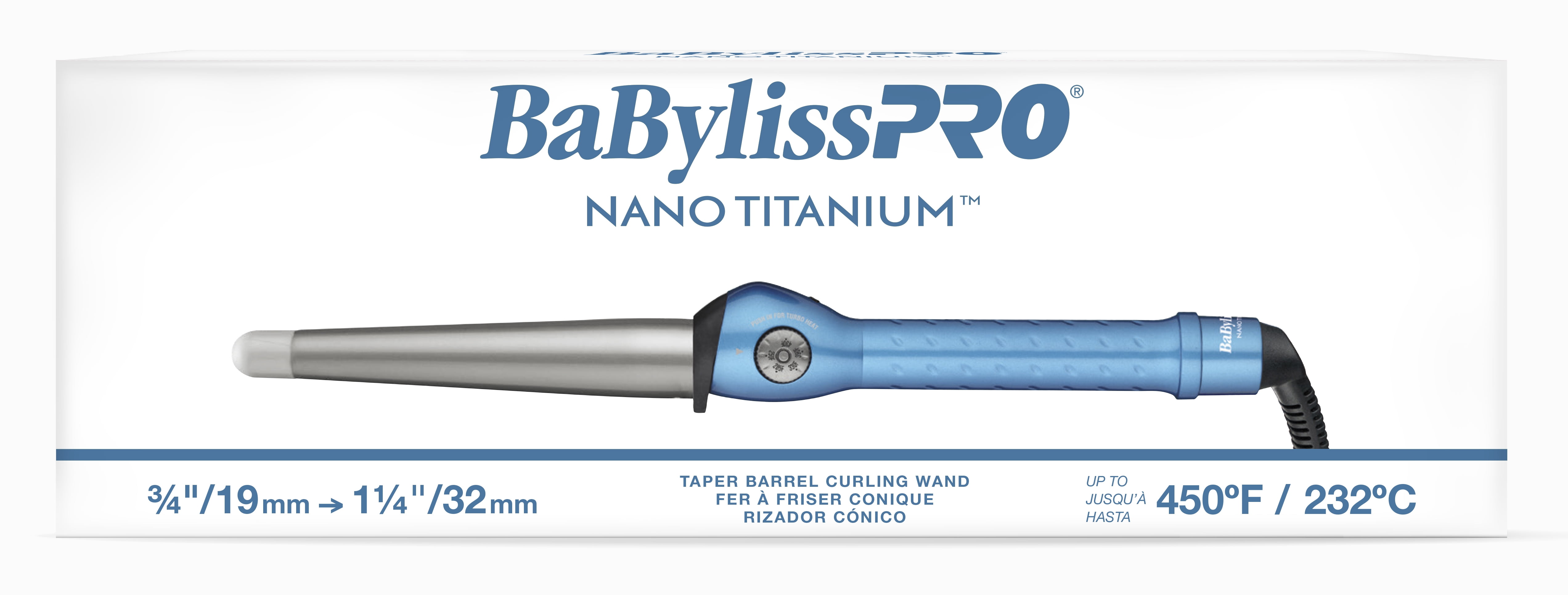 BaBylissPRO Nano Titanium 1.25 –>.75" ConiCurl® Iron - Image 7