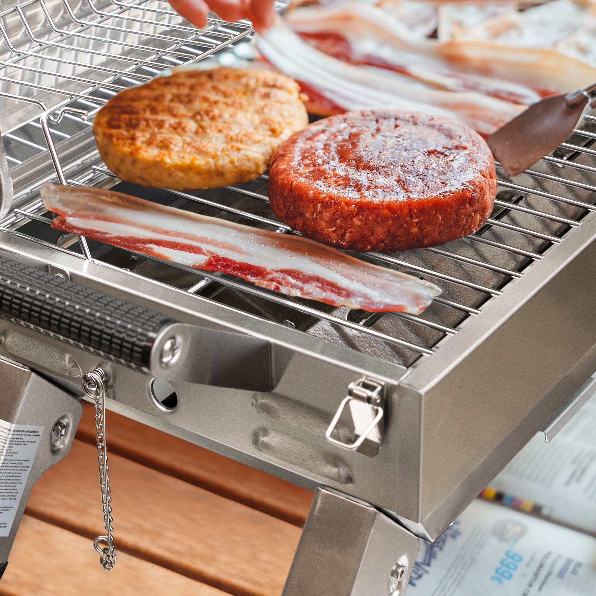 Royal Gourmet GT2001 Stainless Steel Portable Grill with Folding Legs - Image 11