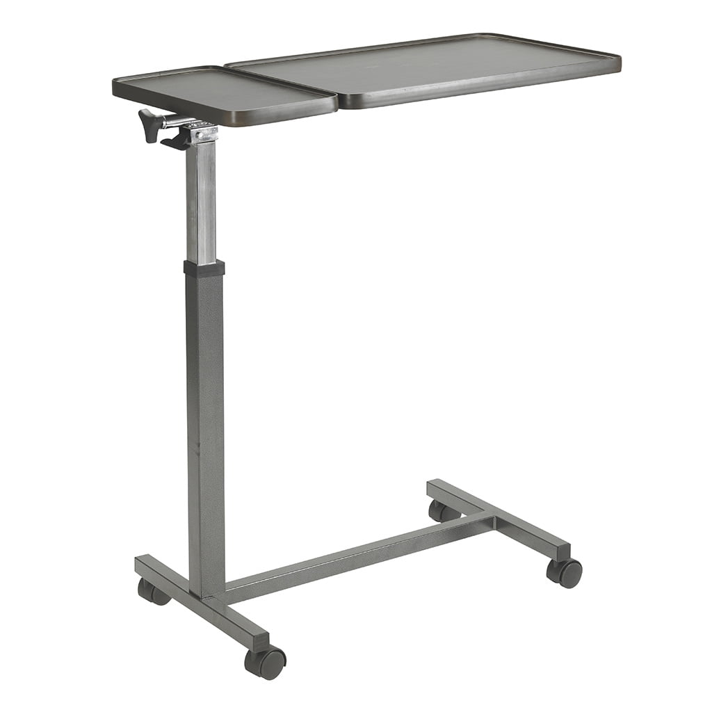 Drive Medical Multi-Purpose Tilt-Top Split Overbed Table - Image 2