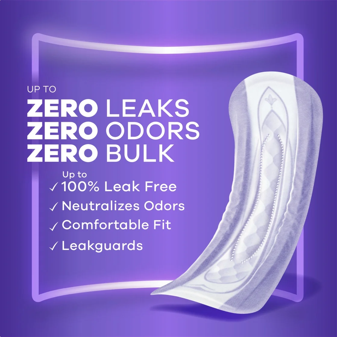 (3 pack) Always Discreet Adult Incontinence Pads for Women, Moderate Absorbency, Long Length, Postpartum Pads, 162 Count - Image 3