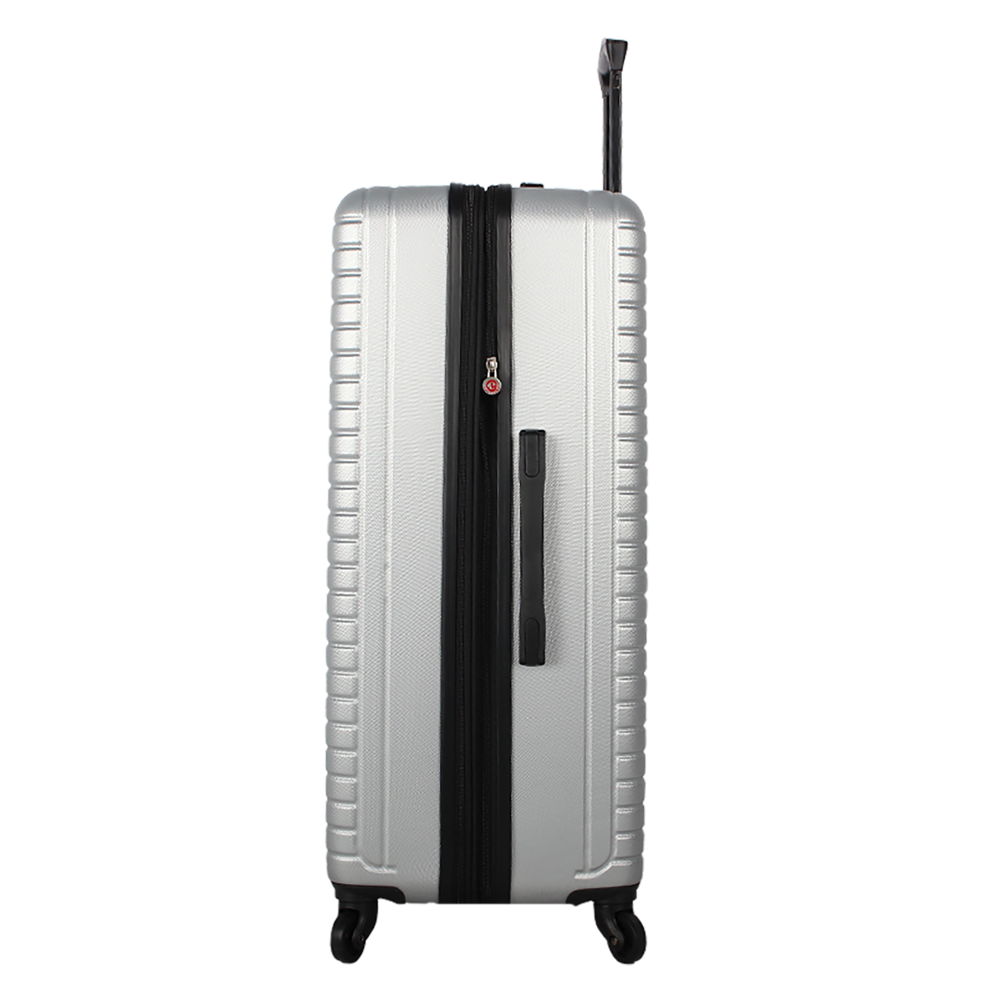 Protege, Vacationer Hard Side 28” Expandable Checked Luggage, Silver, Adult - Image 3