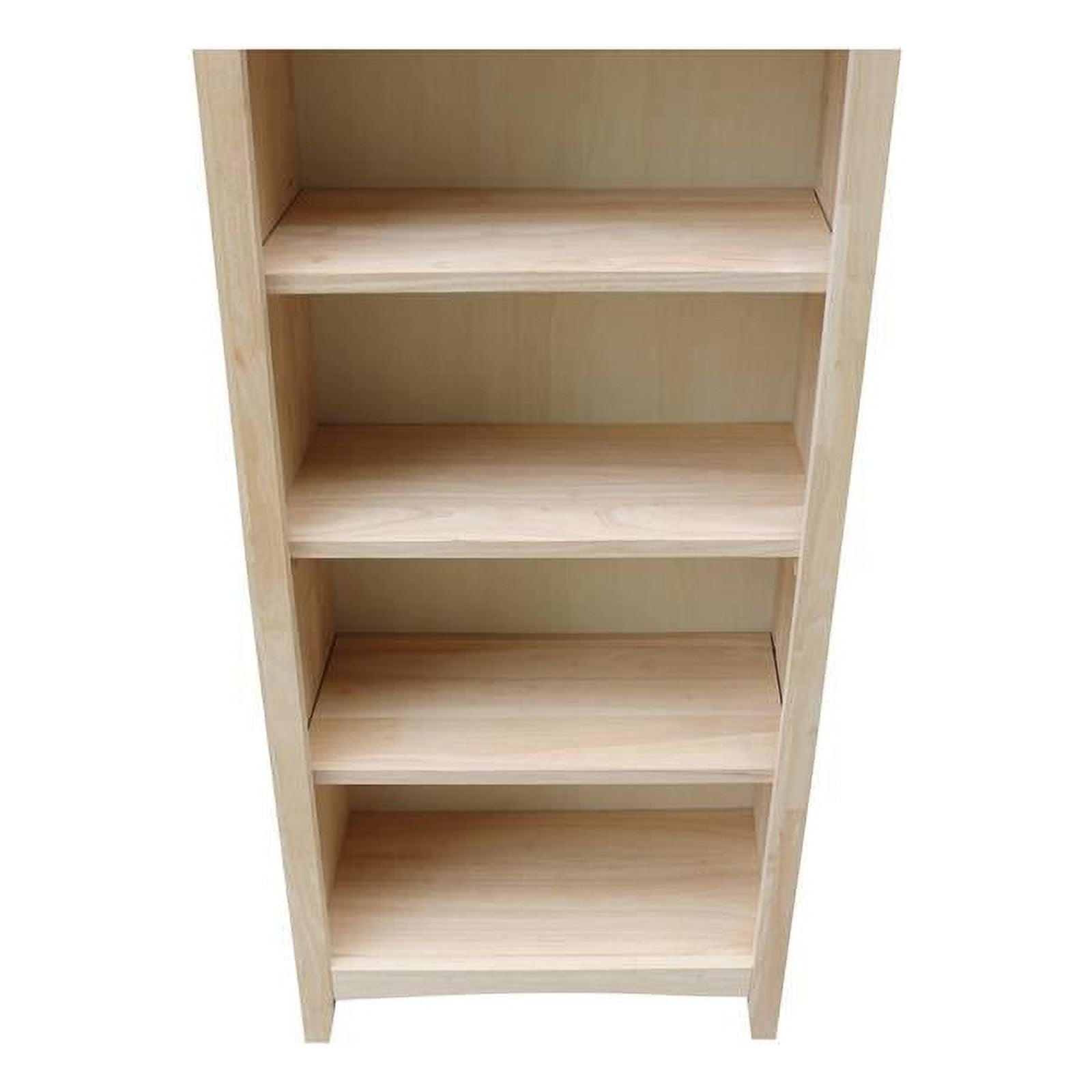 International Concepts Solid Wood Shaker Bookcase, 60 in H - Image 6