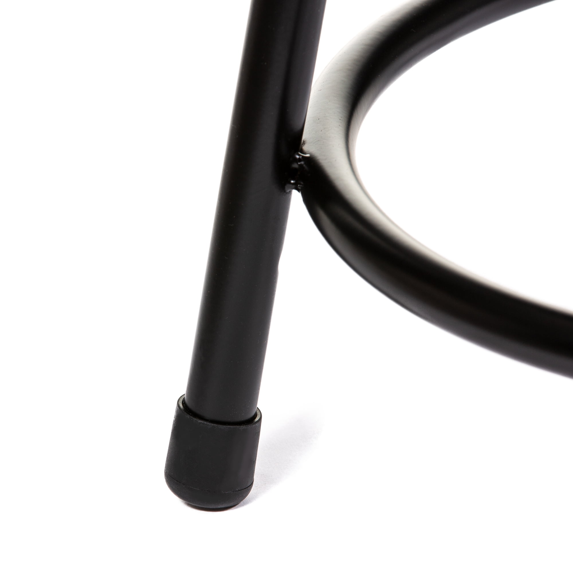 Hampden Furnishings Flynn Collection 24" Masonite/Steel Stool, Black, Pack of 2 - Image 4