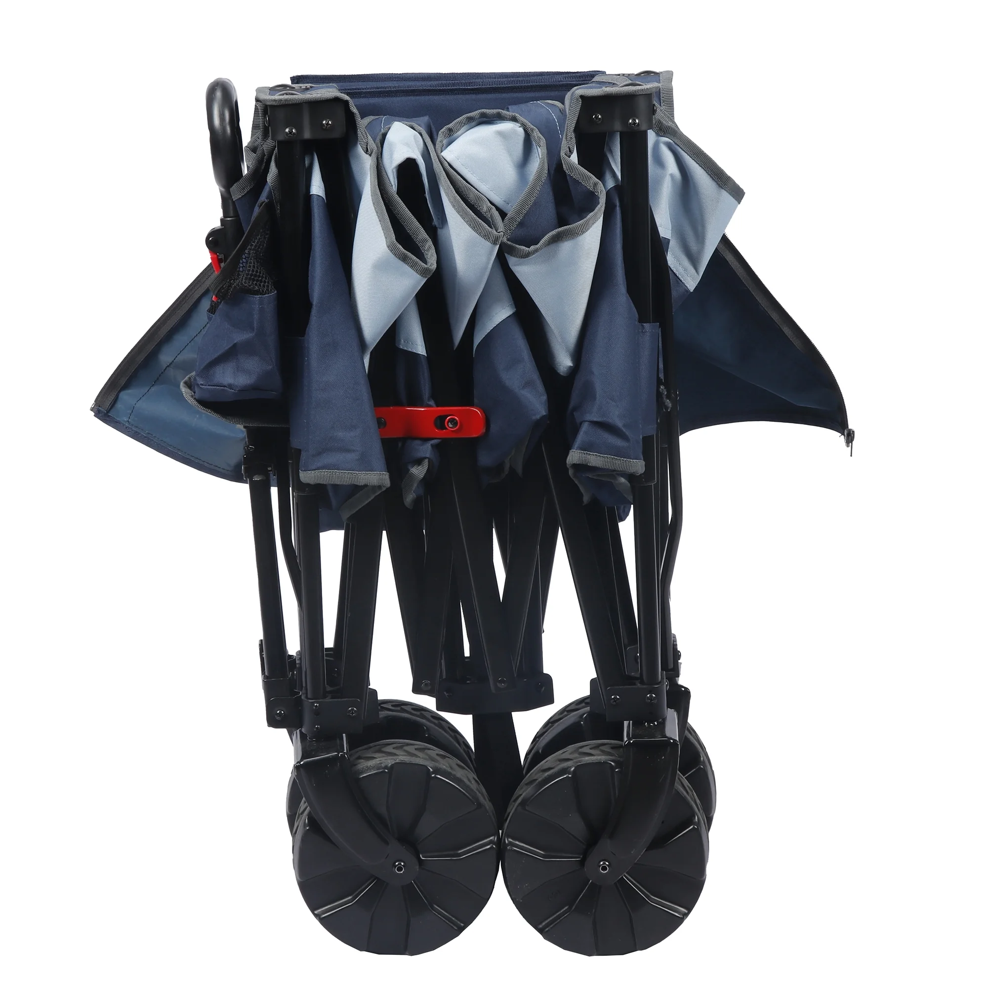 Ozark Trail 54in Extra Long Cart, Collapsible Utility Wagon, Blue - Image 5