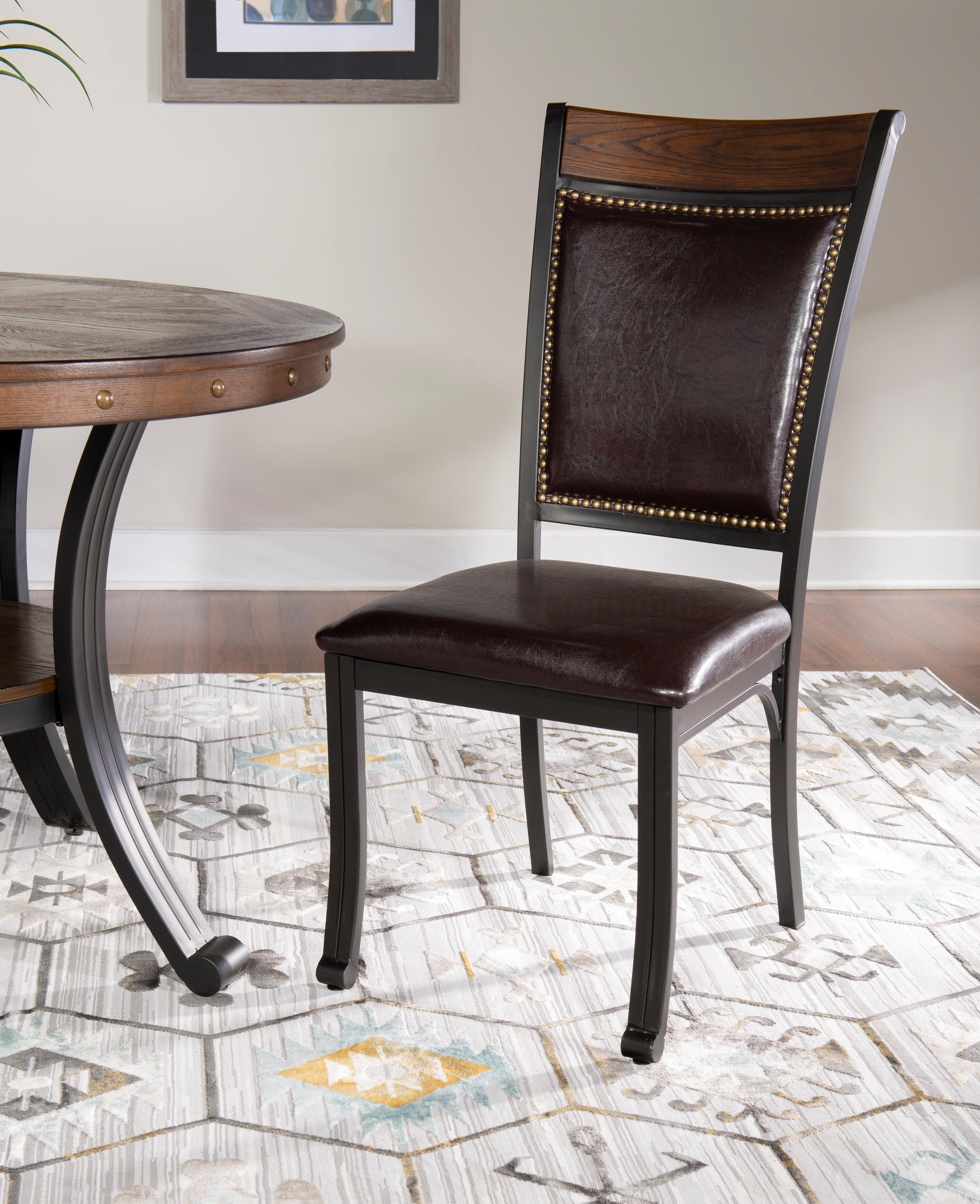 Powell Holloway Dining Chair, Set of 2, Rustic Umber - Image 6