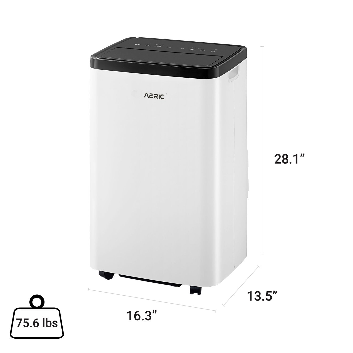 Aeric 10,000 BTU SACC (14,000 BTU ASHRAE) Portable Air Conditioner with Heat, AERP101HAW - Image 10