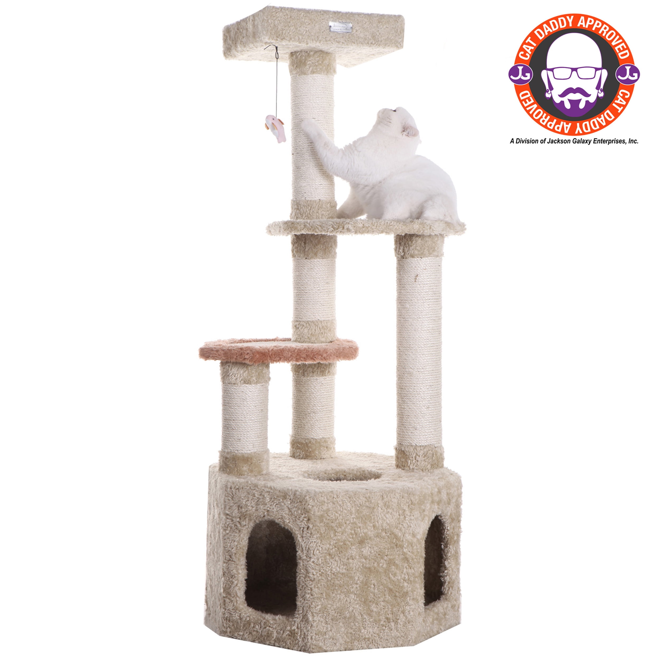 Armarkat Premium real wood Cat Tree Model X5703, Khaki - Image 8