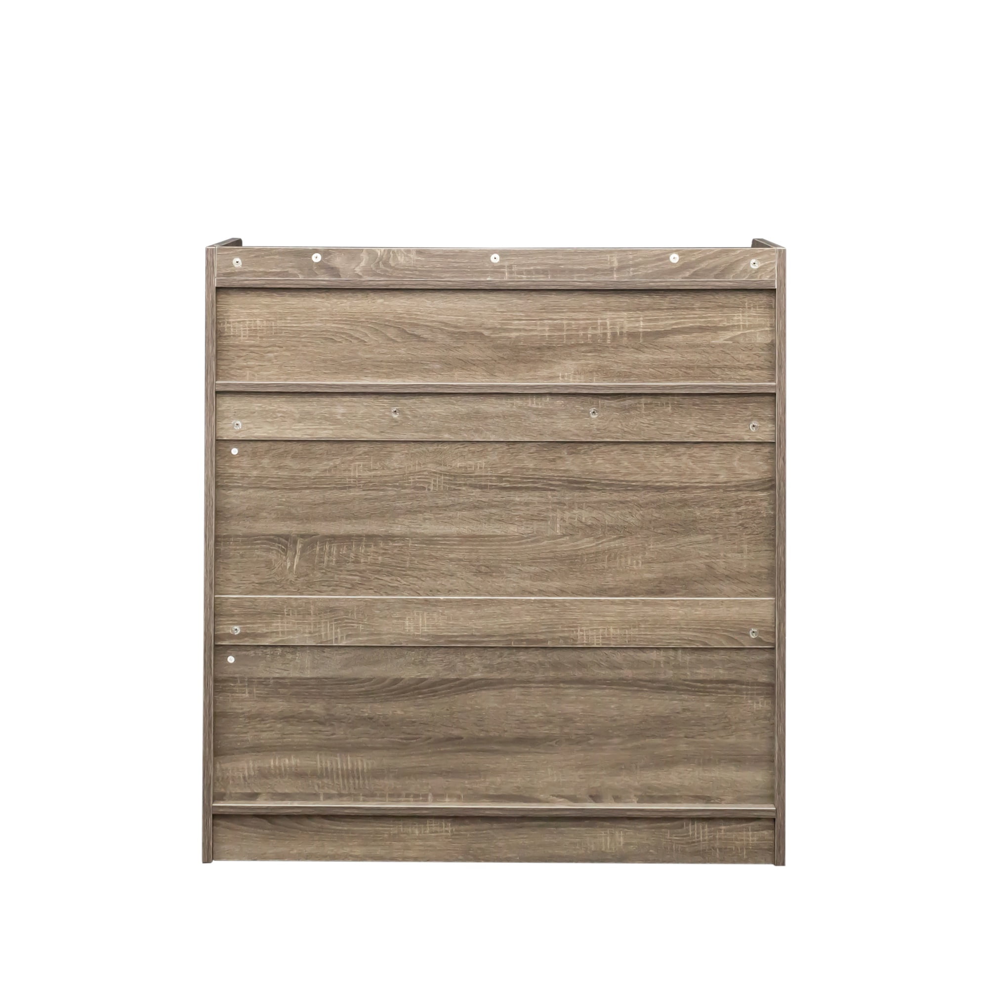 PORKISS Extendable Dining Table, Wooden Kitchen Table with Storage, Classical Dinner table, Modern Rectangle Dining Table for Kitchen, Dining Room, and Living Room, Barn Wood - Image 4