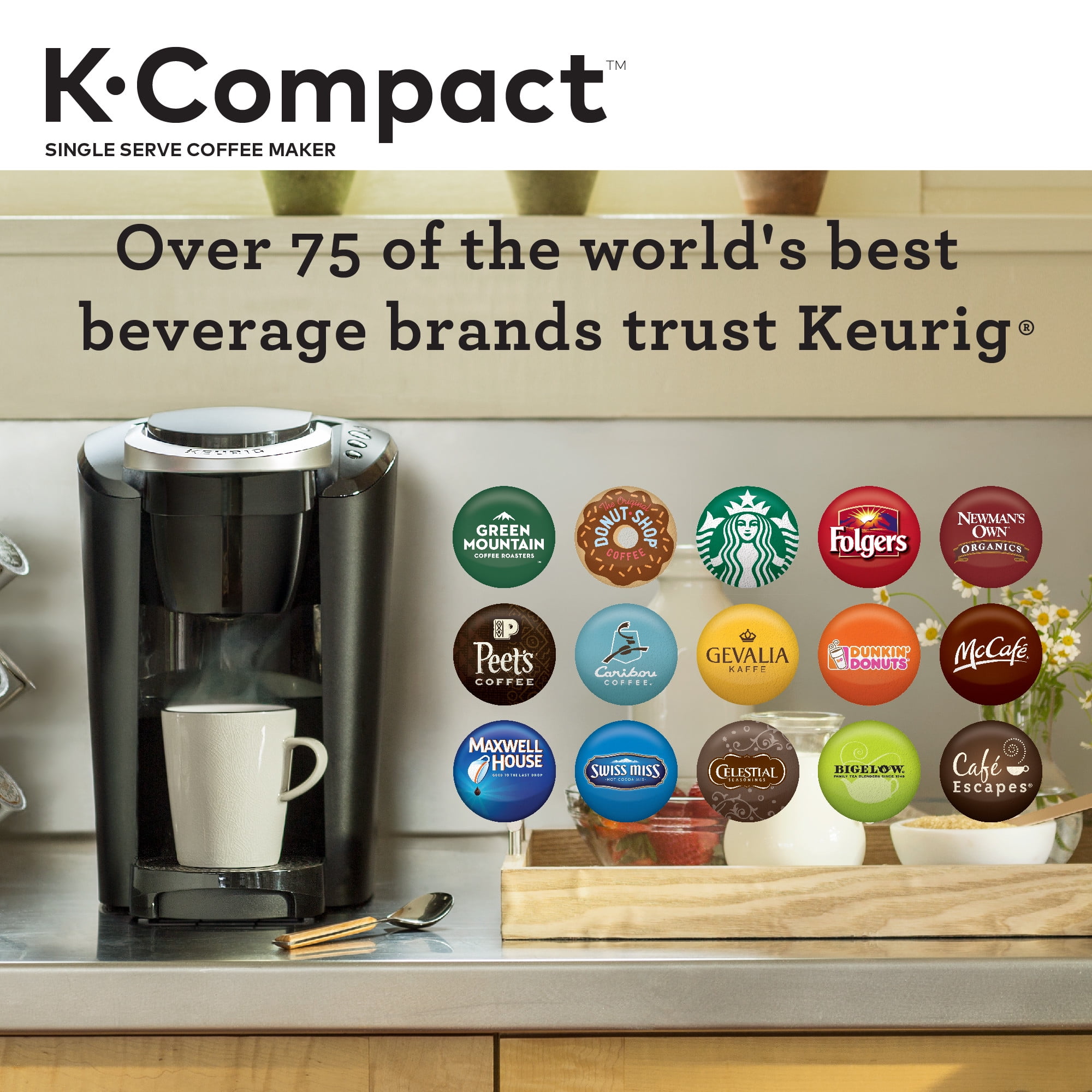 Keurig K-Compact Single-Serve K-Cup Pod Coffee Maker, Black - Image 8