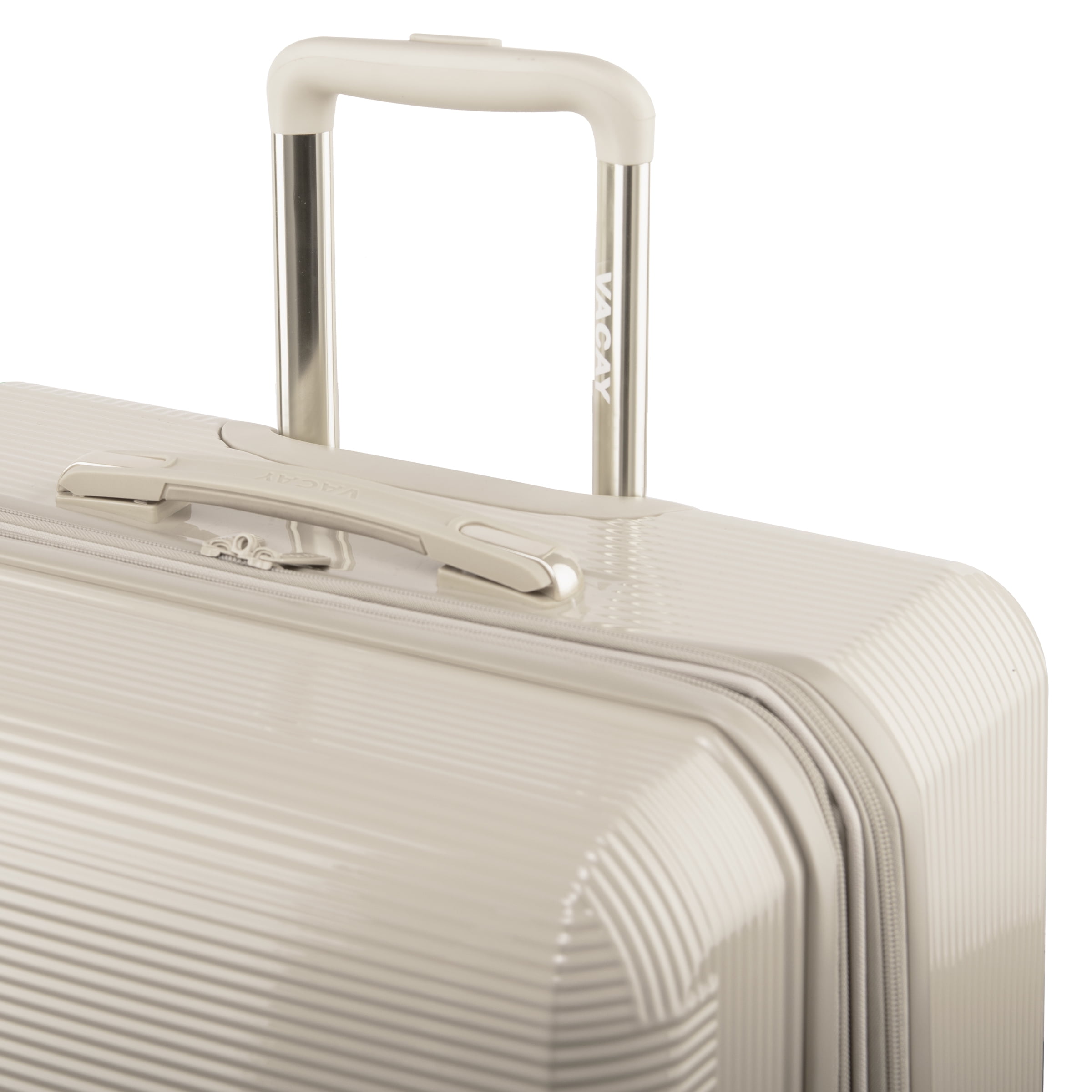 Vacay Hardside Future Collection by iFLY Luggage 2-Piece Set, 20" Carry-on and 28" Checked Luggage, Sand - Image 6