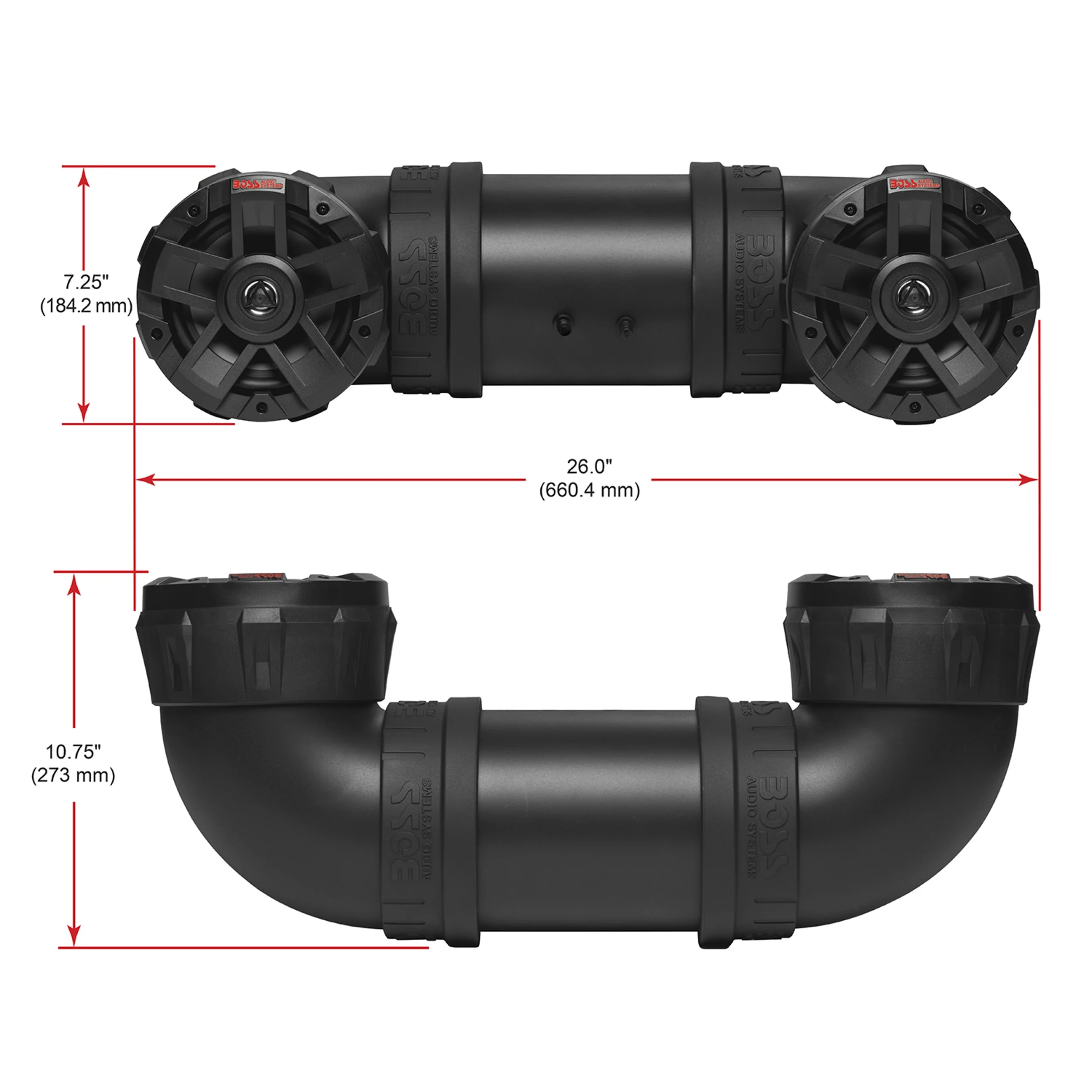 BOSS Audio Systems ATV6.5B ATV Bluetooth Sound System, Amplified 6.5” Speakers - Image 7