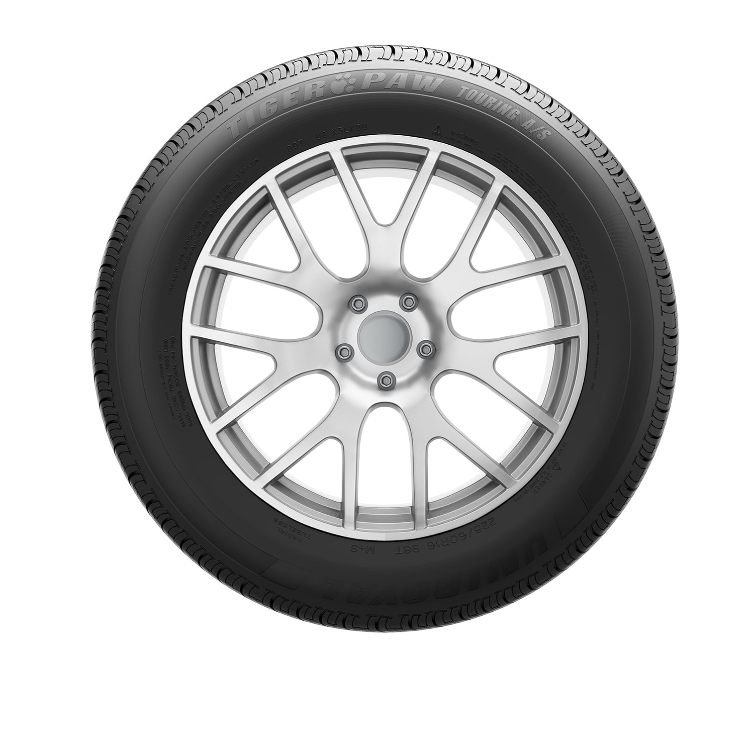 Uniroyal Tiger Paw Touring A/S DT All Season 255/50R19 107V XL Passenger Tire - Image 6