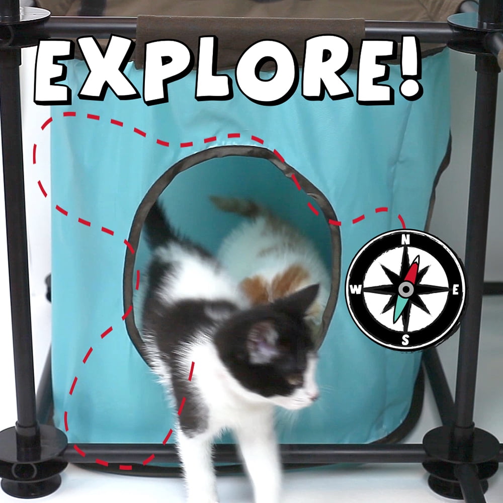 Kitty City Indoor Mega Kit Cat Furniture, Cat Scratcher - Image 10