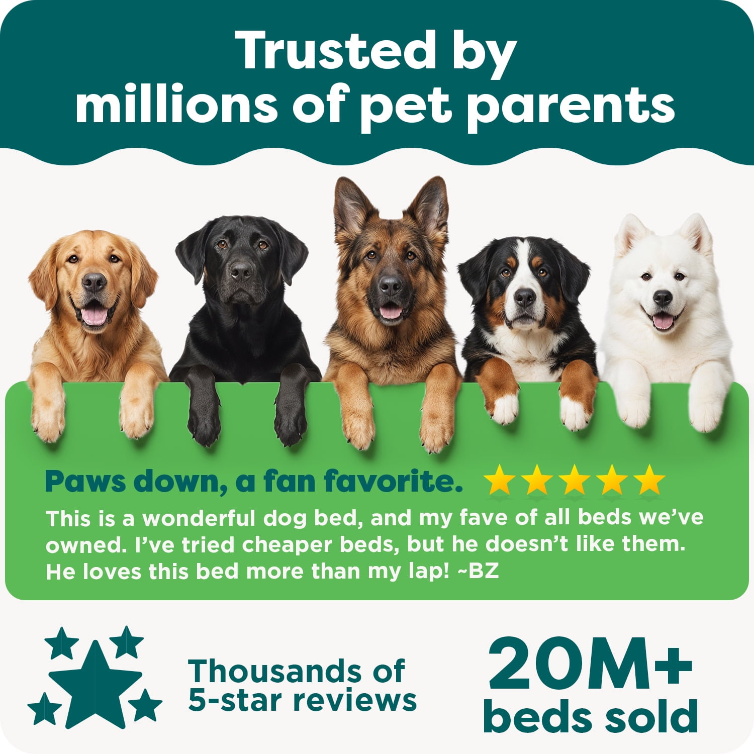 FurHaven Pet Products Medium Embossed Faux Fur & Suede Pillow Top Mattress Dog & Cat Bed, Taupe - Image 3