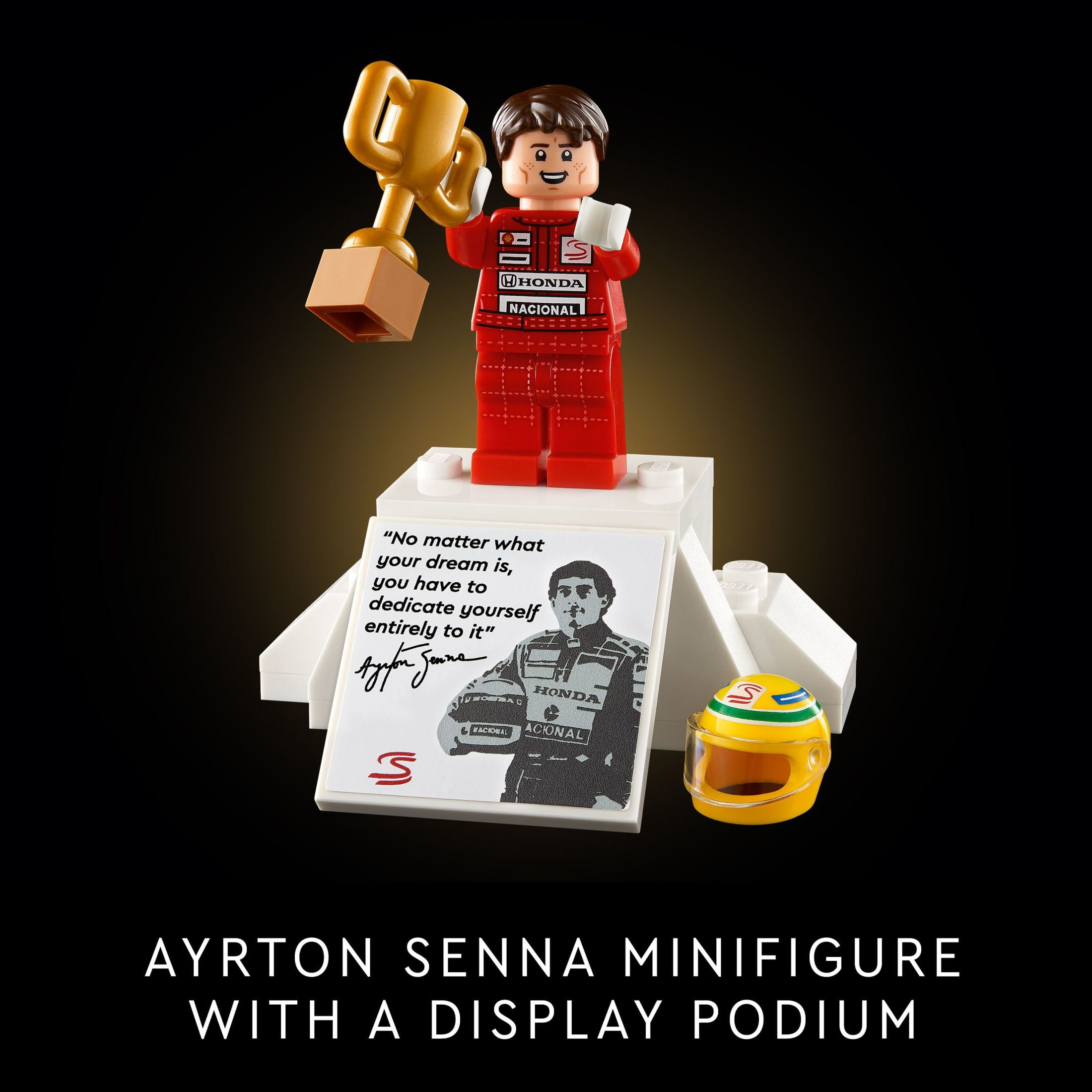 LEGO Icons McLaren MP4/4 & Ayrton Senna Minifigure, Holiday or Birthday Gift Idea for Home Office Decor, F1 Building Set for Adults and Fans of Cool Model Race Cars, 10330 - Image 4