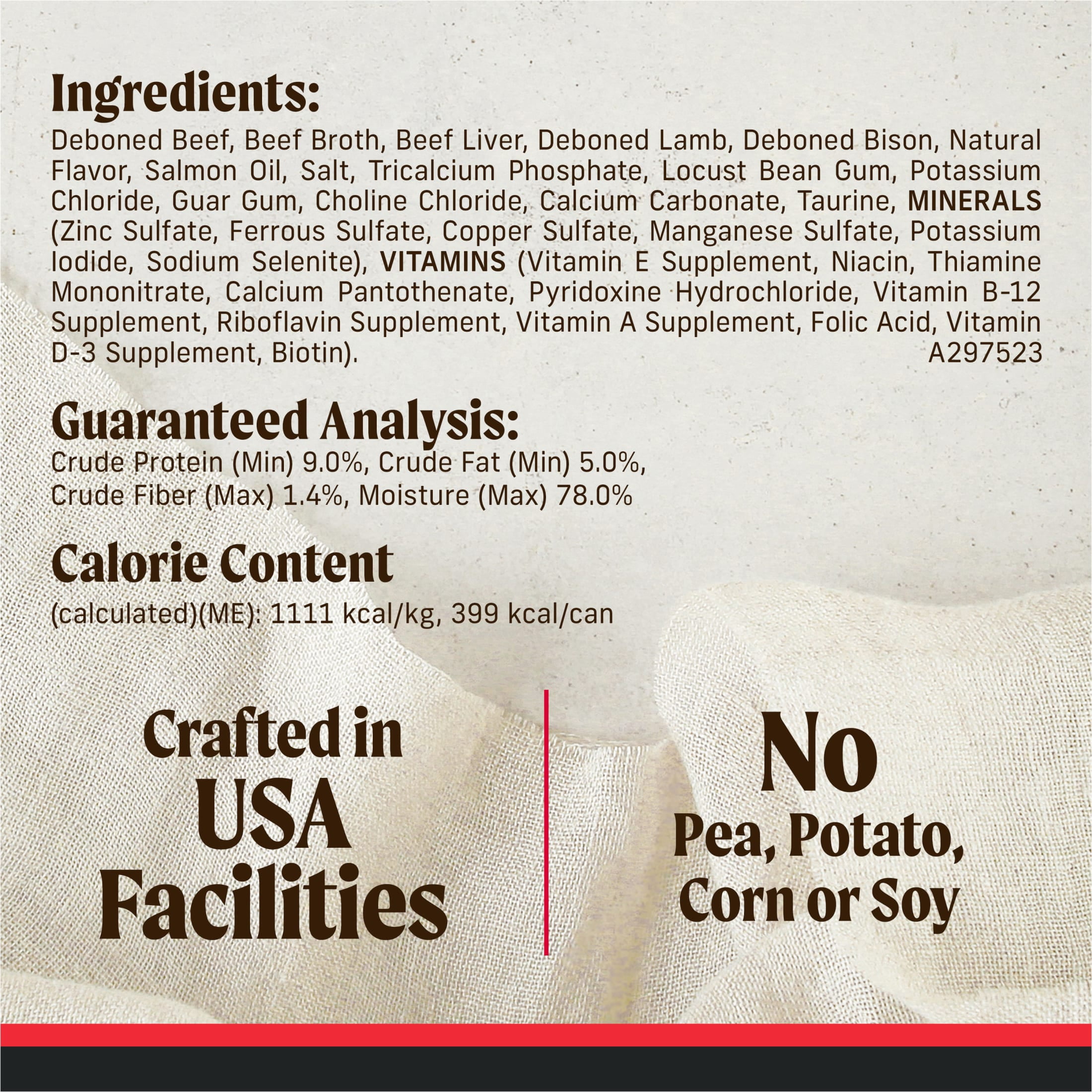 Merrick Grain Free Wet Dog Food for Adults, Real Beef, Lamb & Bison, 12.7 oz Cans (12 Pack) - Image 6