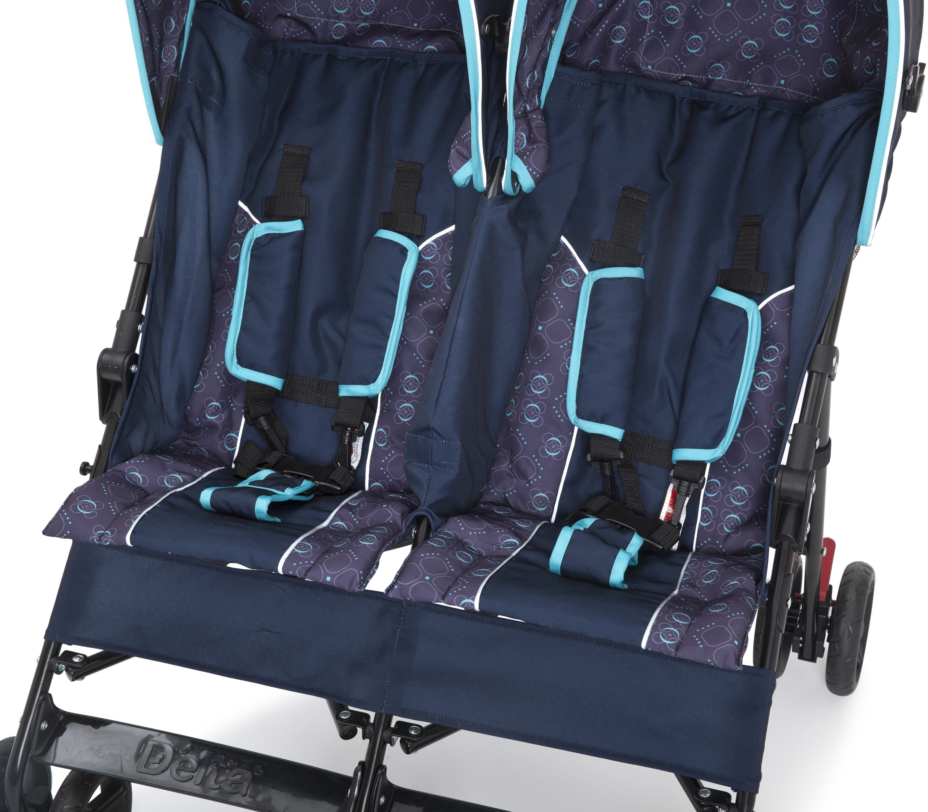 Delta Children LX Side by Side Double Stroller, Night Sky - Image 3