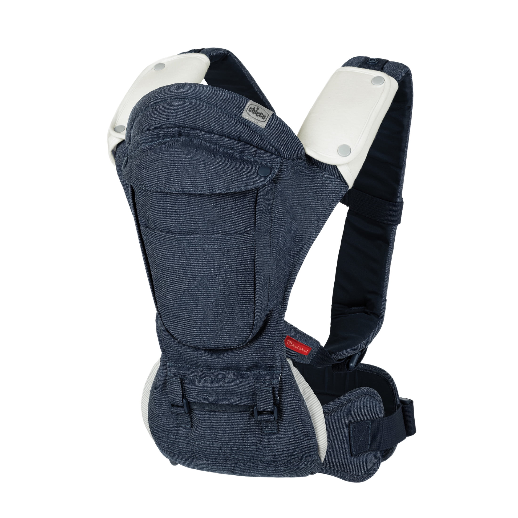 Chicco SideKick Plus 3-in-1 Hip Seat Baby Carrier - Denim (Blue) - Image 5