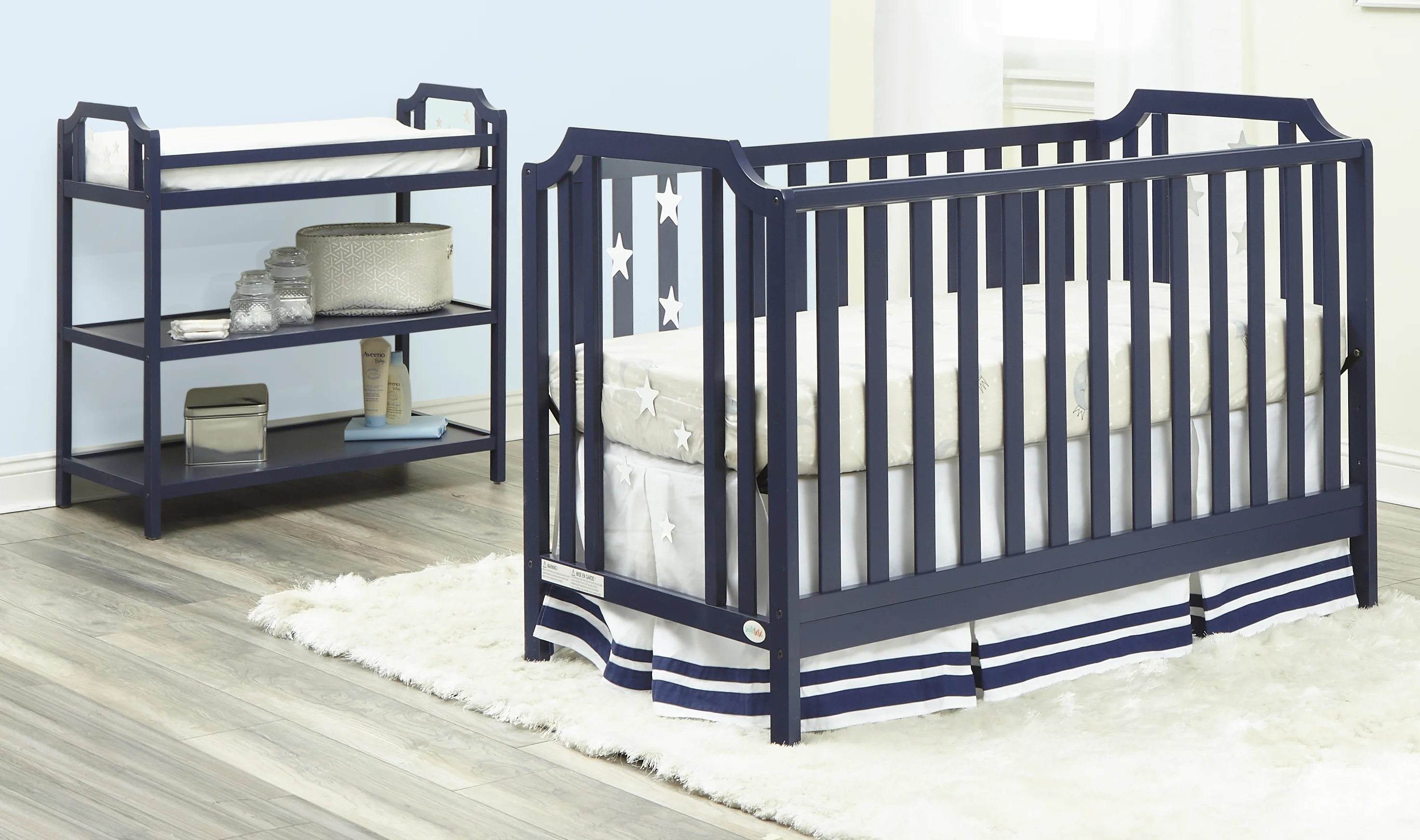 Suite Bebe Celeste Changing Table, Navy Blue Finish - Image 9