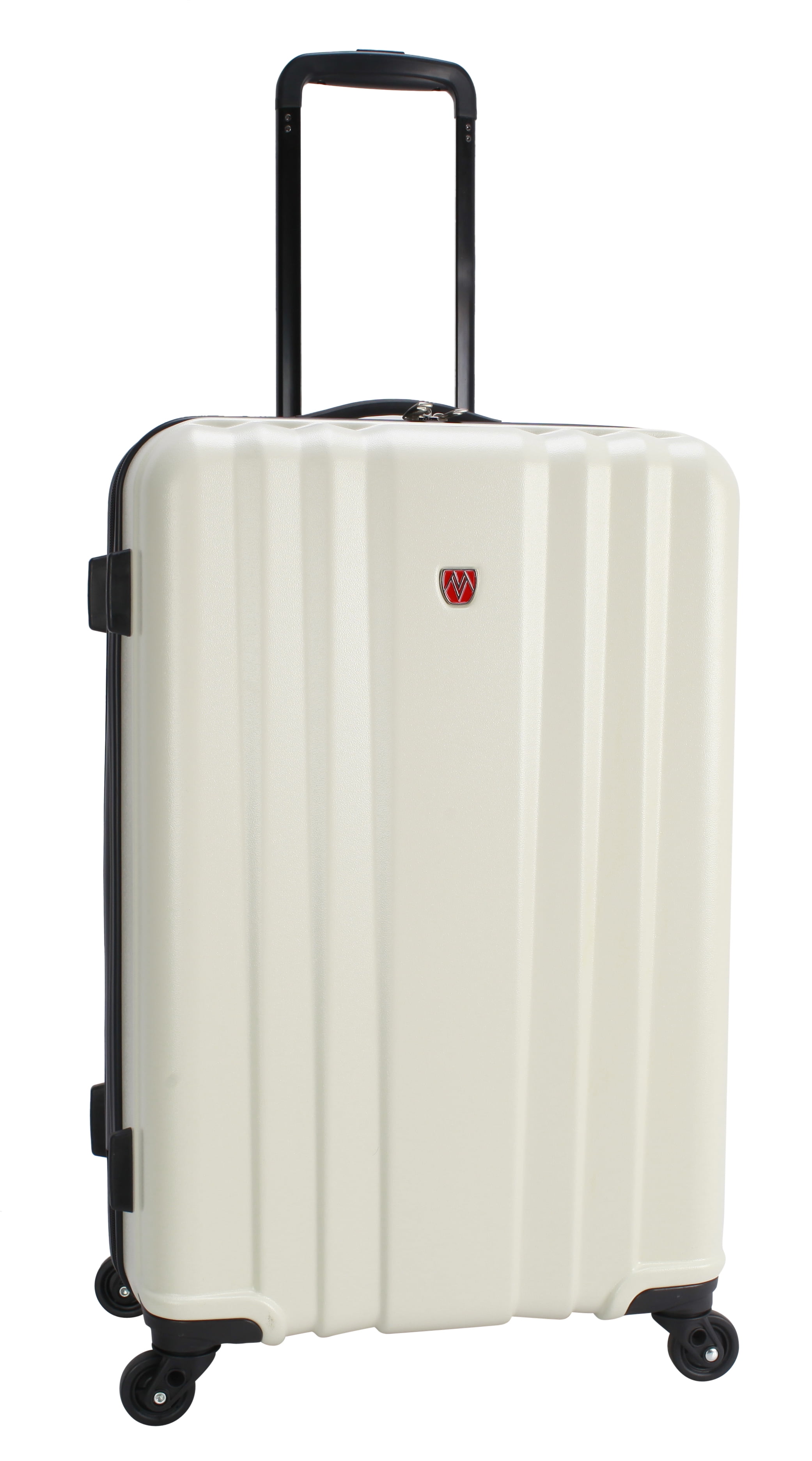 Moda ABS Hard Side 3 Piece Luggage Set, Includes 28-inch and 24-inch Checked and 20-inch Carry-on Luggage, White - Image 10