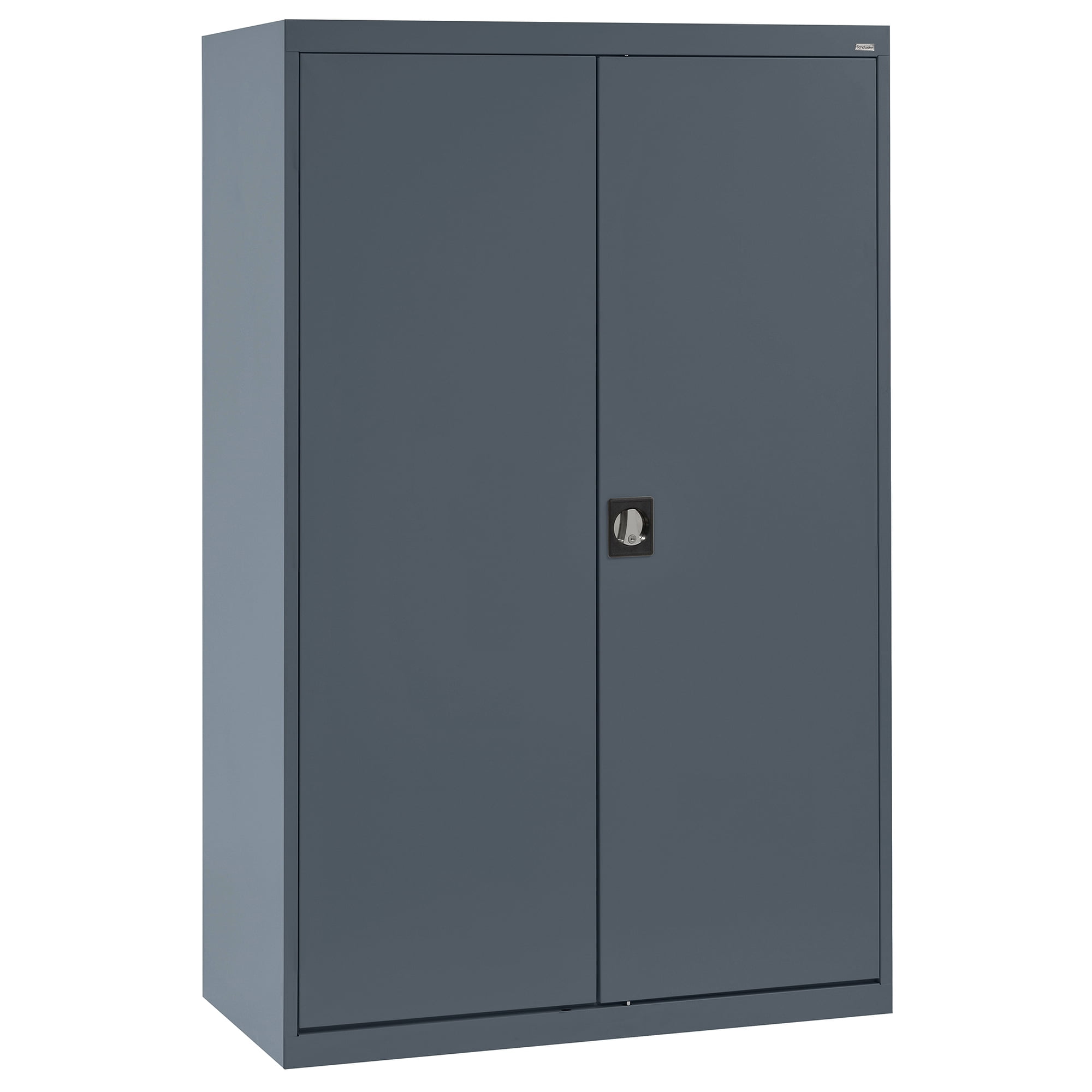 Sandusky Lee 46"W x 24"D x 72"H 5-Shelf Steel Storage Cabinet with Recessed Handle - Image 6