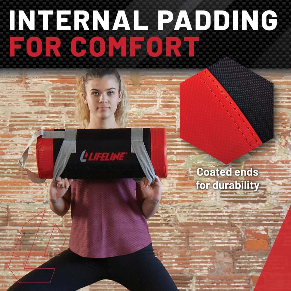 Lifeline Fitness Combat Bags - Weighted Bags for Home Gym -Multiple Handles for Curls and Presses - Image 4