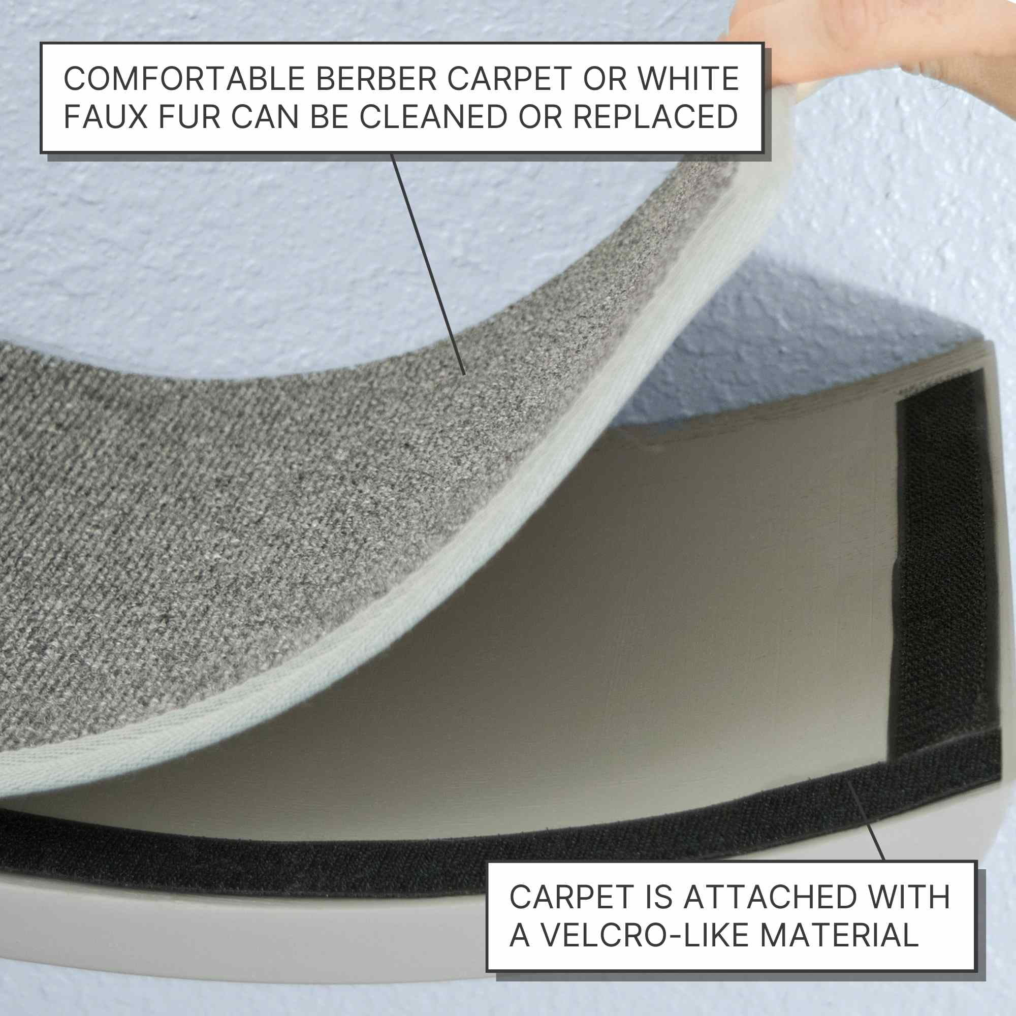 The Refined Feline, Lotus Branch Cat Shelf, Espresso - Image 2