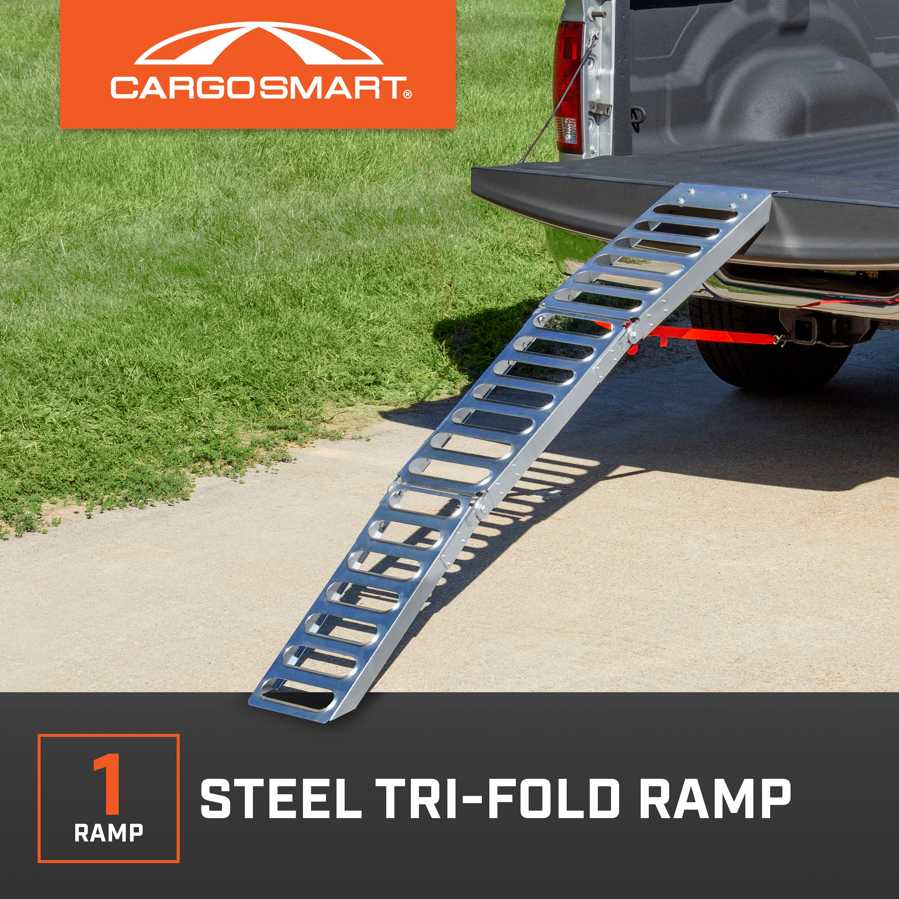 CargoSmart Steel Tri-Fold Loading Ramp 9in x 72in 500 lb Capacity - Image 4