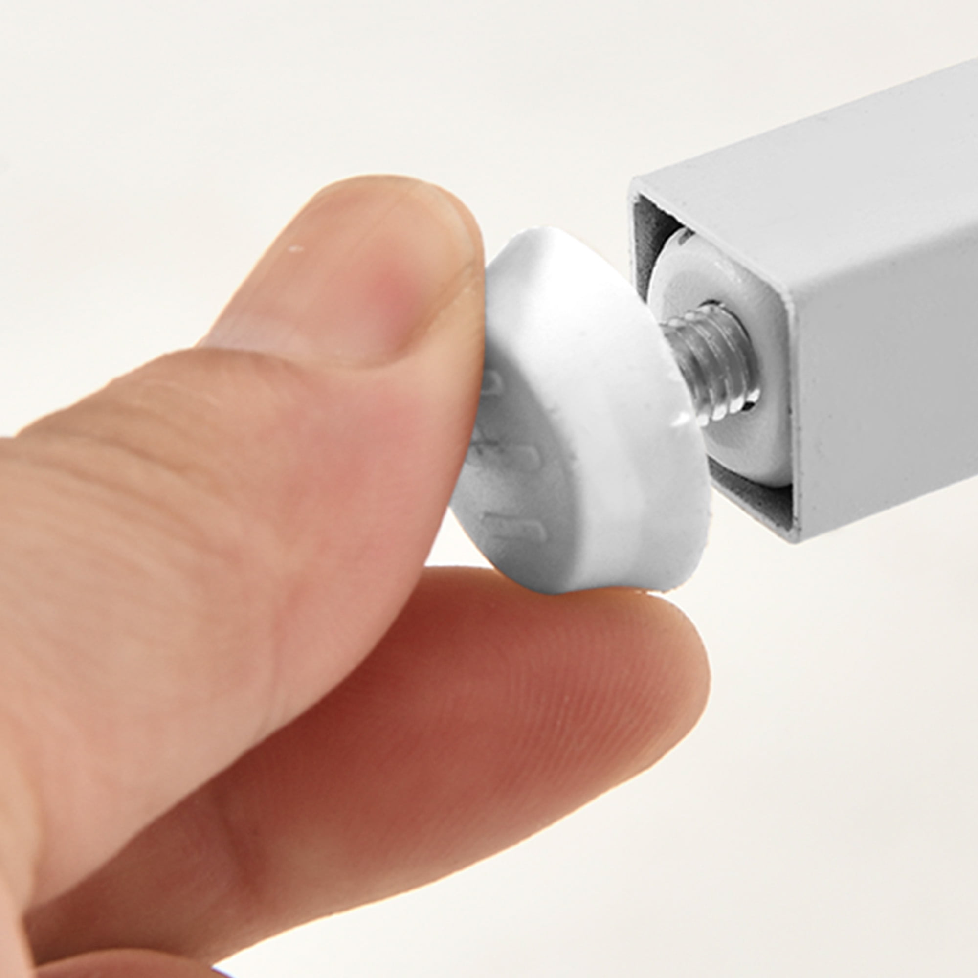 Uforic 40" Computer Desk with Monitor Stand & 3 Drawers, Modern Small Study Desk with Hooks , Home Office Desk Writing Desk for Small Space,Living Bedroom, Gaming, White - Image 8