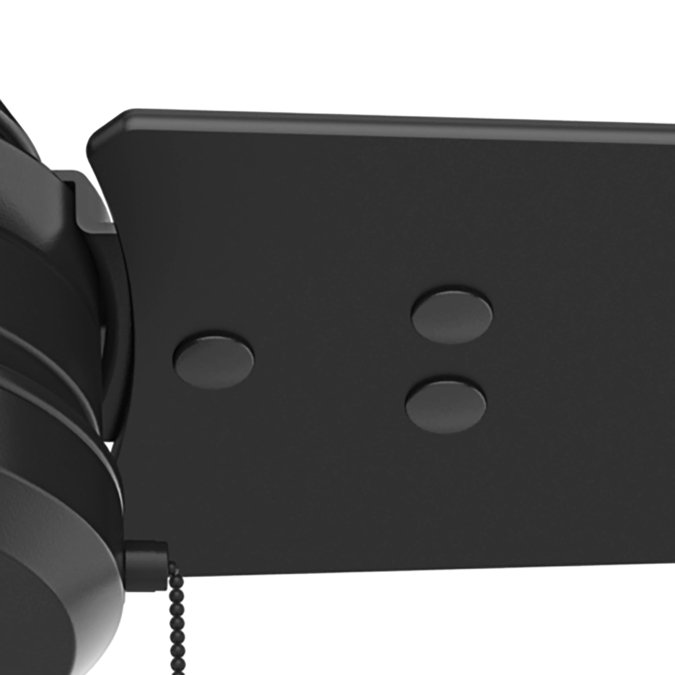 Hunter 52 inch Outdoor or Indoor Ceiling Fan No Light - Black Ceiling Fan without Light, For Patio, Porch, Garage, or Living Room, Standard Mount, 3 Blades, Pull Chain - Cassius 59264, Matte Black - Image 9